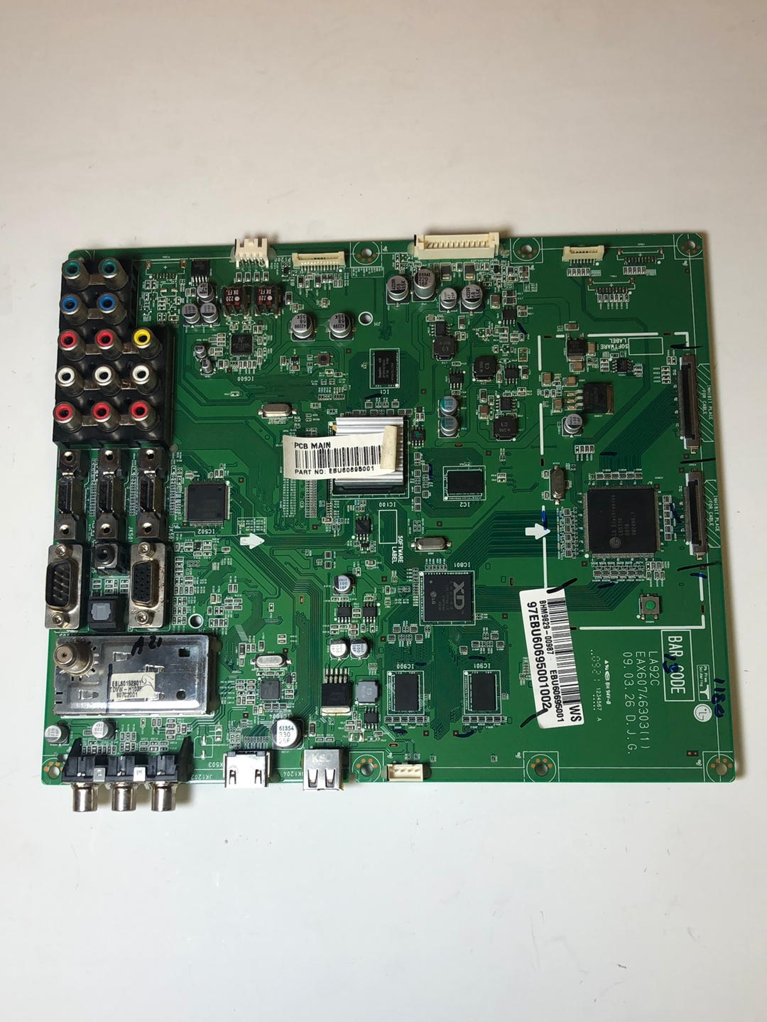LG EBU60695001 (EBU60695001) Main Board for 55LH90