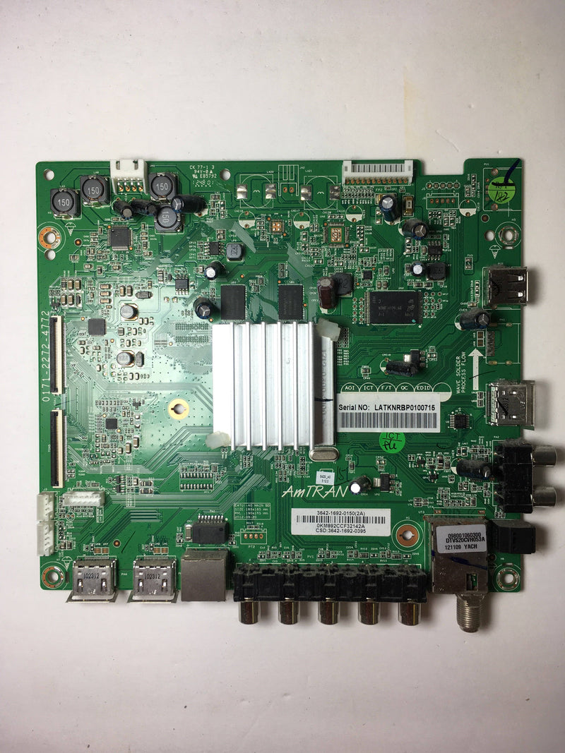 Vizio 3642-1692-0150 (0171-2272-4772) Main Board for E420I-A0