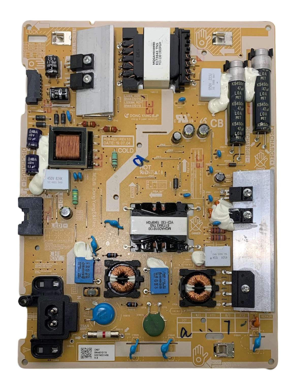 Samsung BN44-01017A Power Supply / LED Board