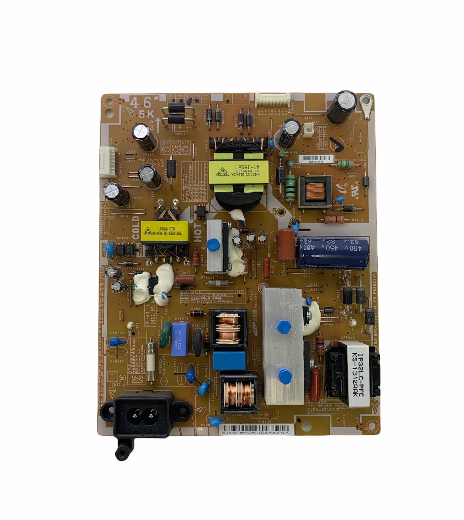 Samsung BN44-00497A (PSLF860C04A) Power Supply / LED Board