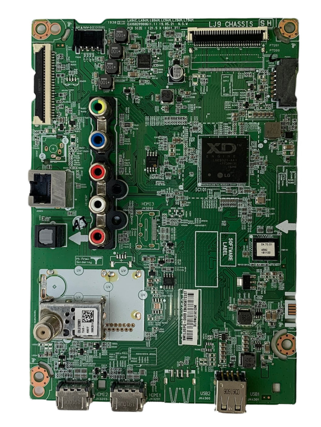 LG EBU65672207 Main Board for 32LM570BPUA.DUSELUM