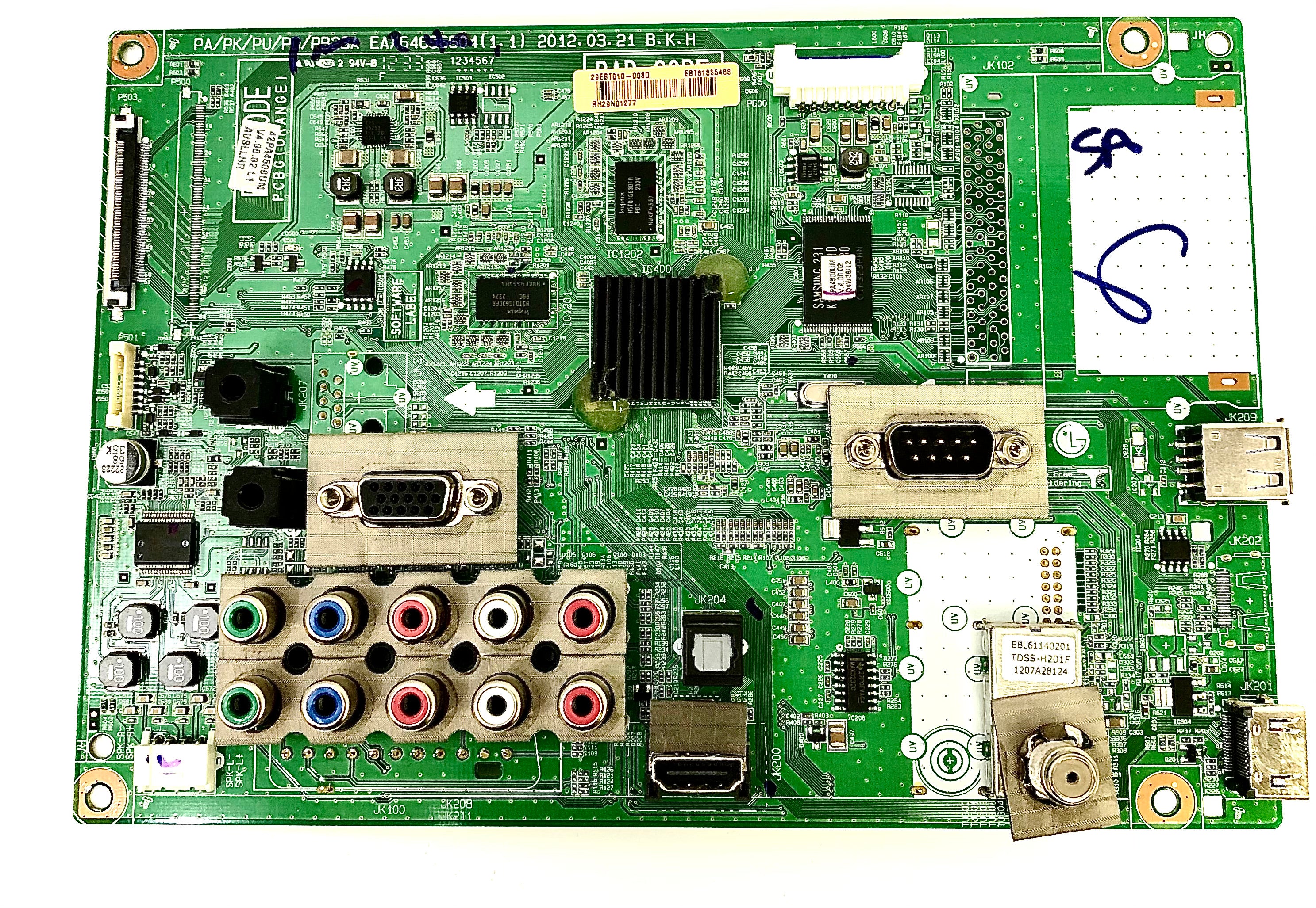 LG EBT61855488 (EAX64696604(1.1)) Main Board for 42PA4500-UM