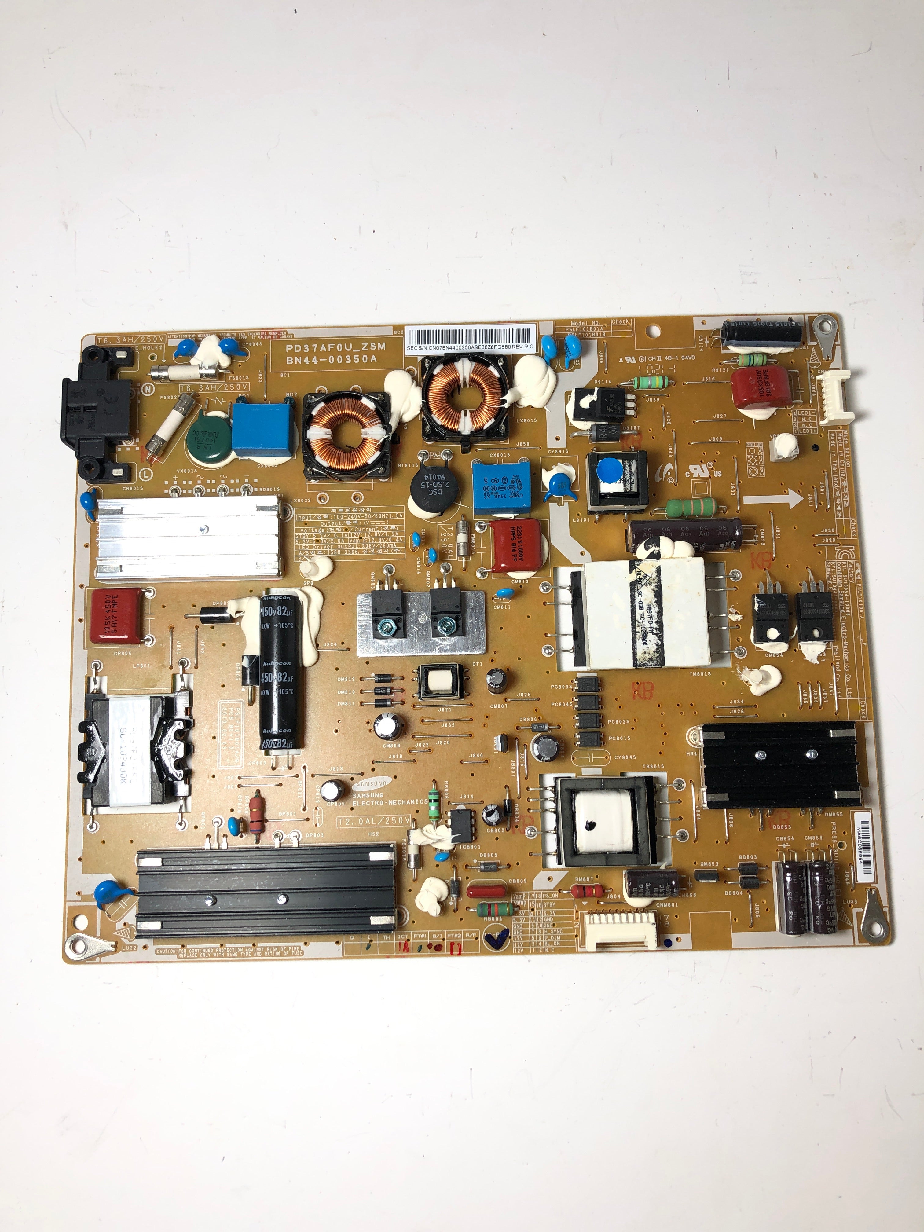 Samsung BN44-00350A Power Supply / LED Board