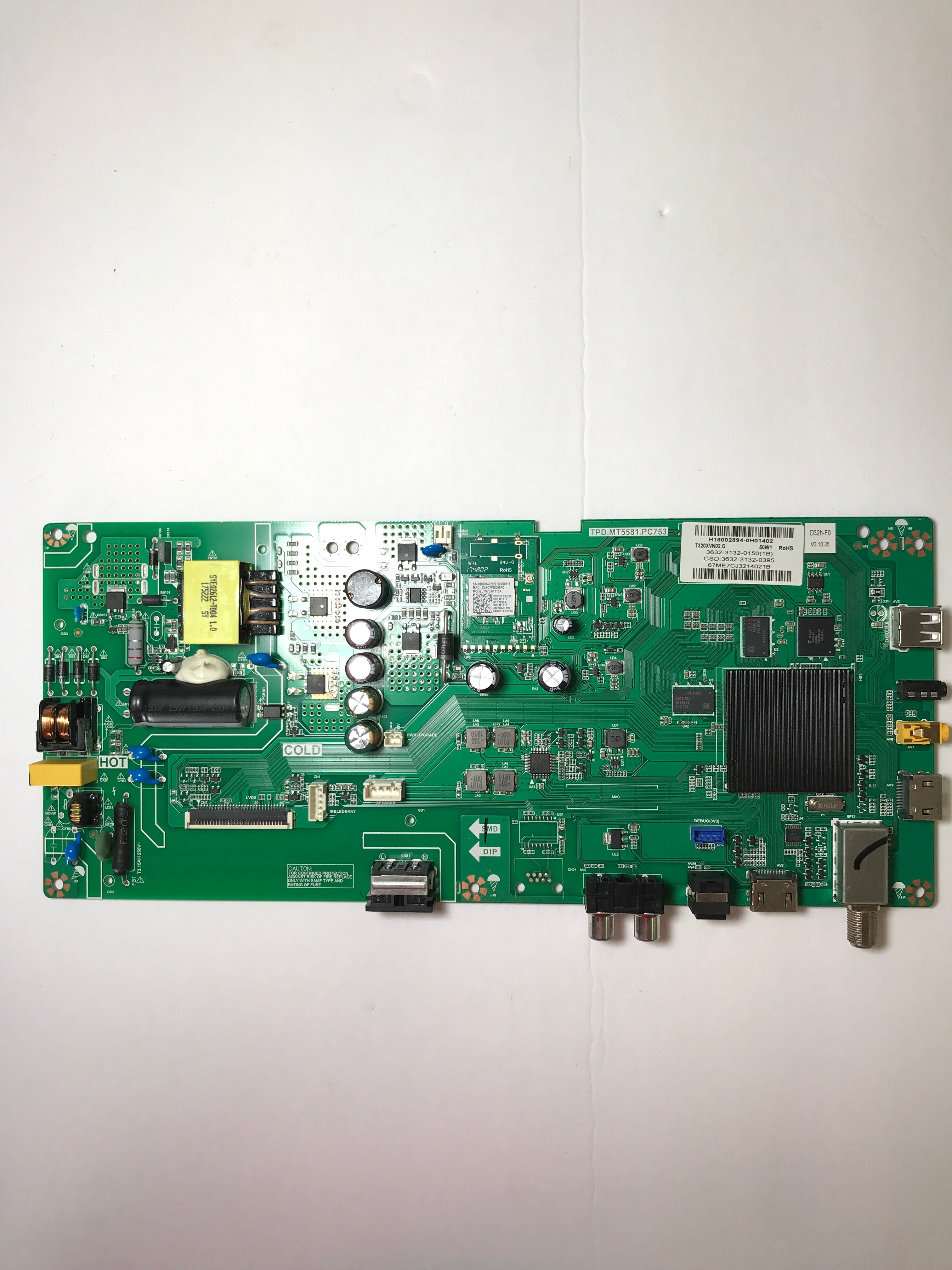 Vizio 3632-3132-0150 Main/Power Supply Board for D32H-F0