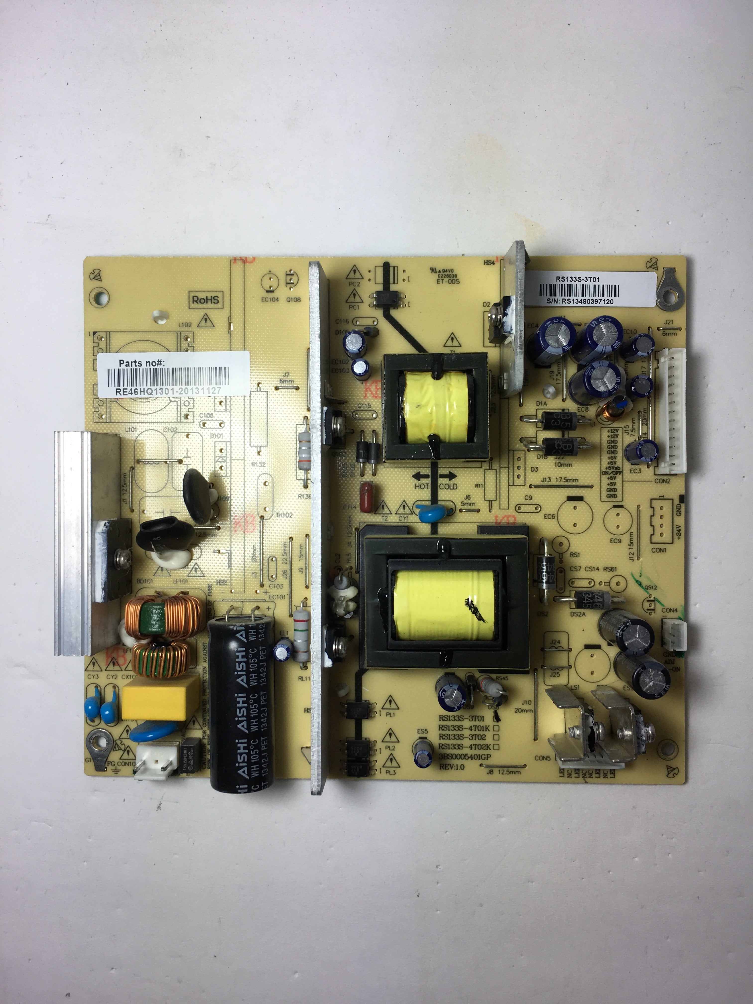 RCA RE46HQ1301 Power Supply / LED Board