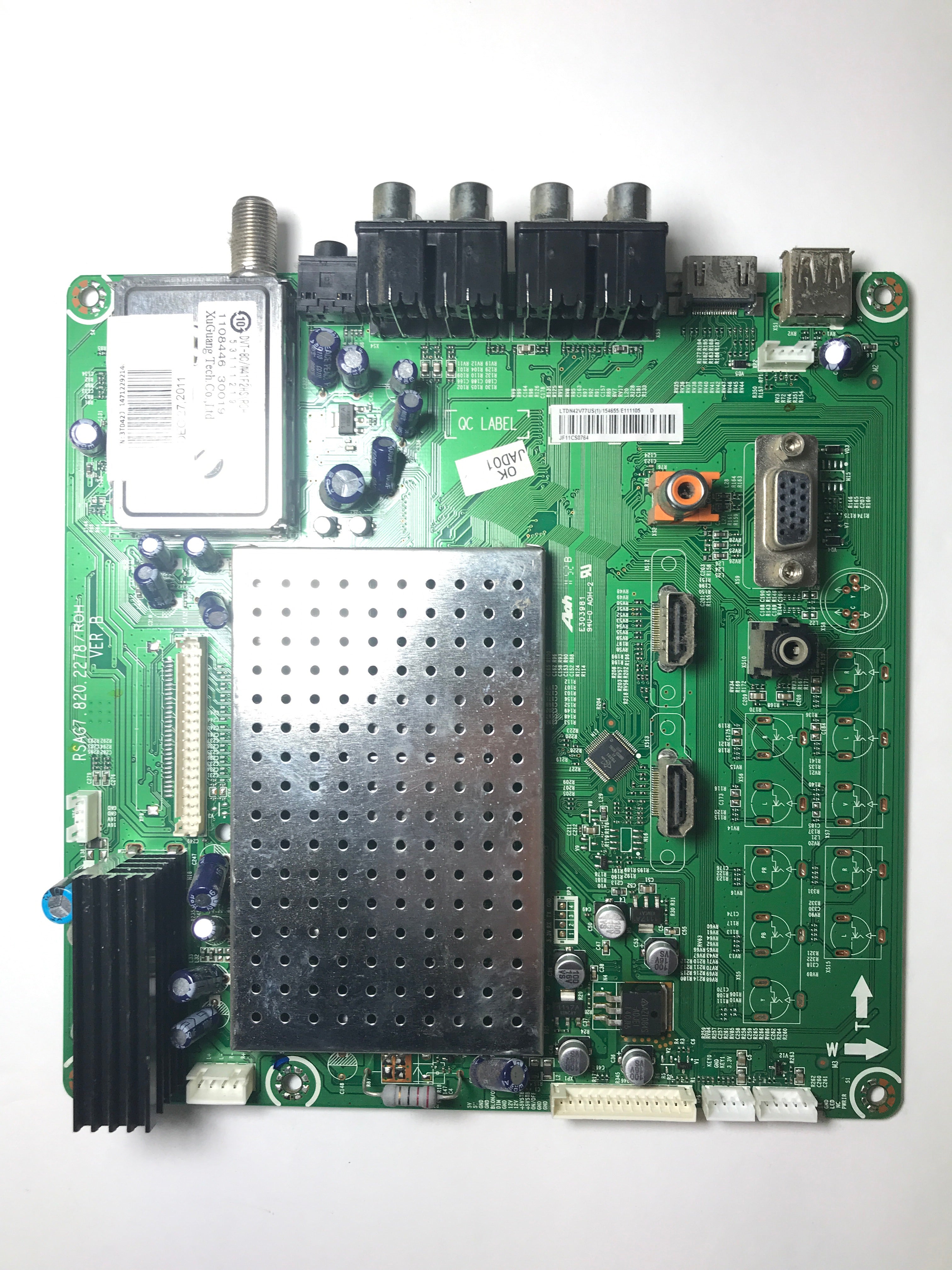 Hisense 154655 Main Board for LTDN42V77US Version 1