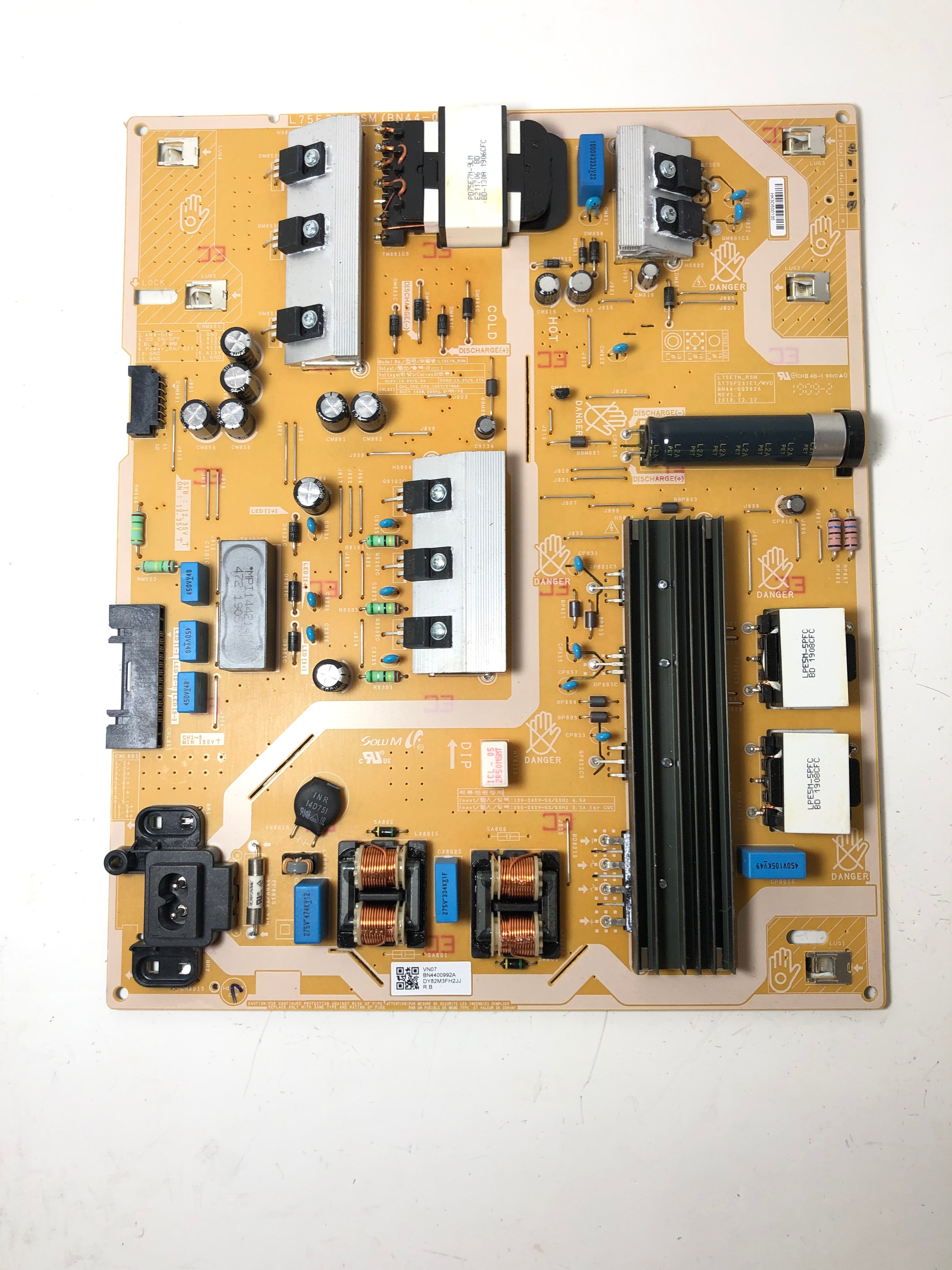 Samsung BN44-00992A Power Supply / LED Board