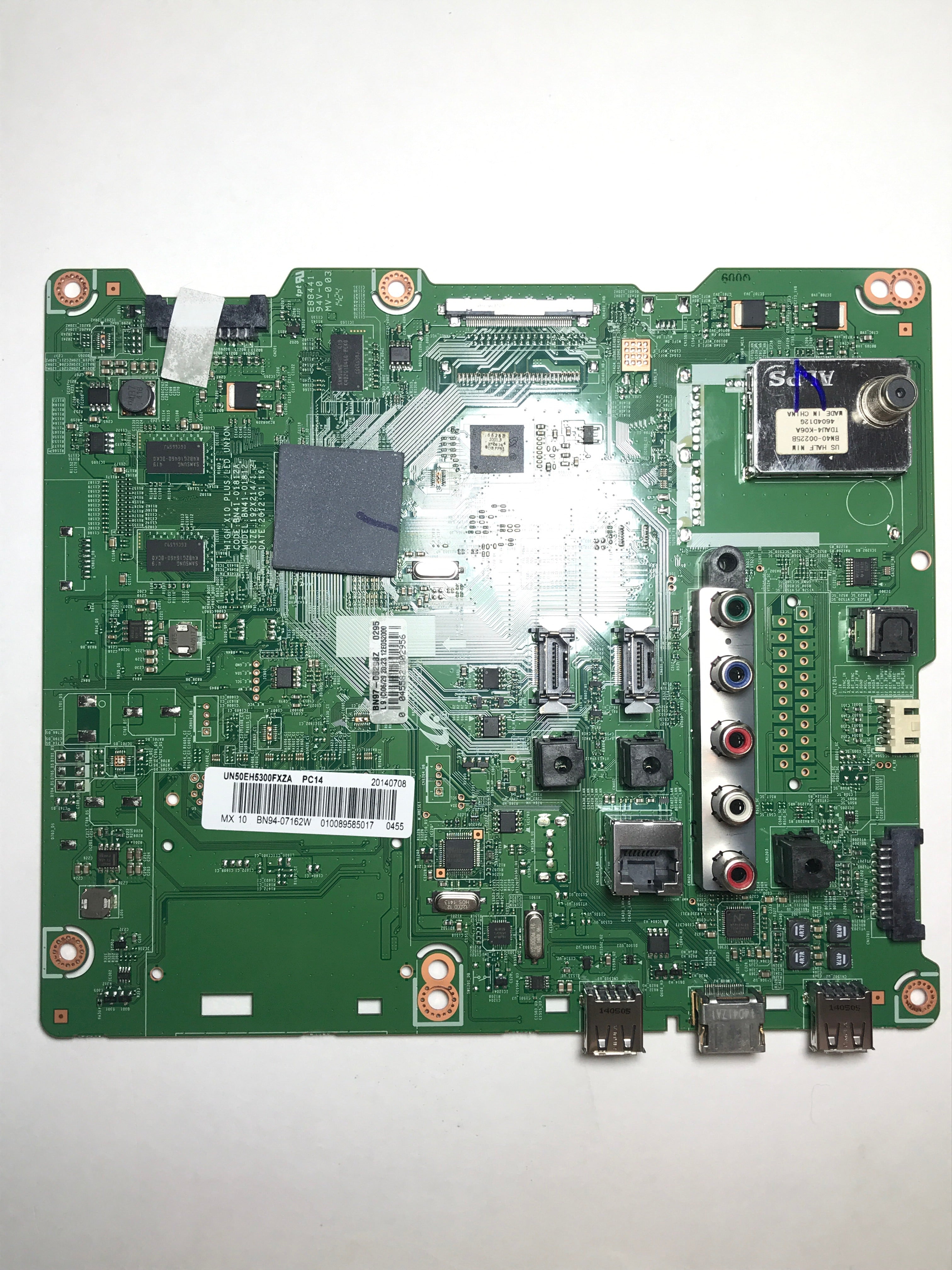 Samsung BN94-07162W Main Board for UN50EH5300FXZA (Version BJ04)