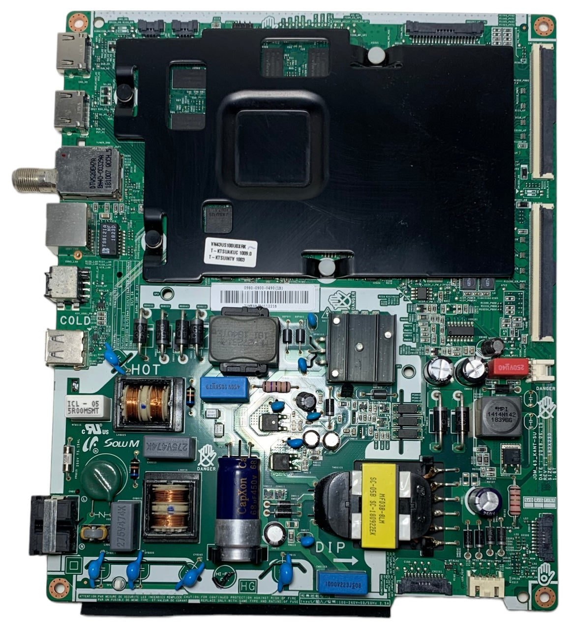 Samsung BN81-16985A (0980-0900-0490) Main Board/Power Supply for UN43NU6900FXZA (Version RZ03)