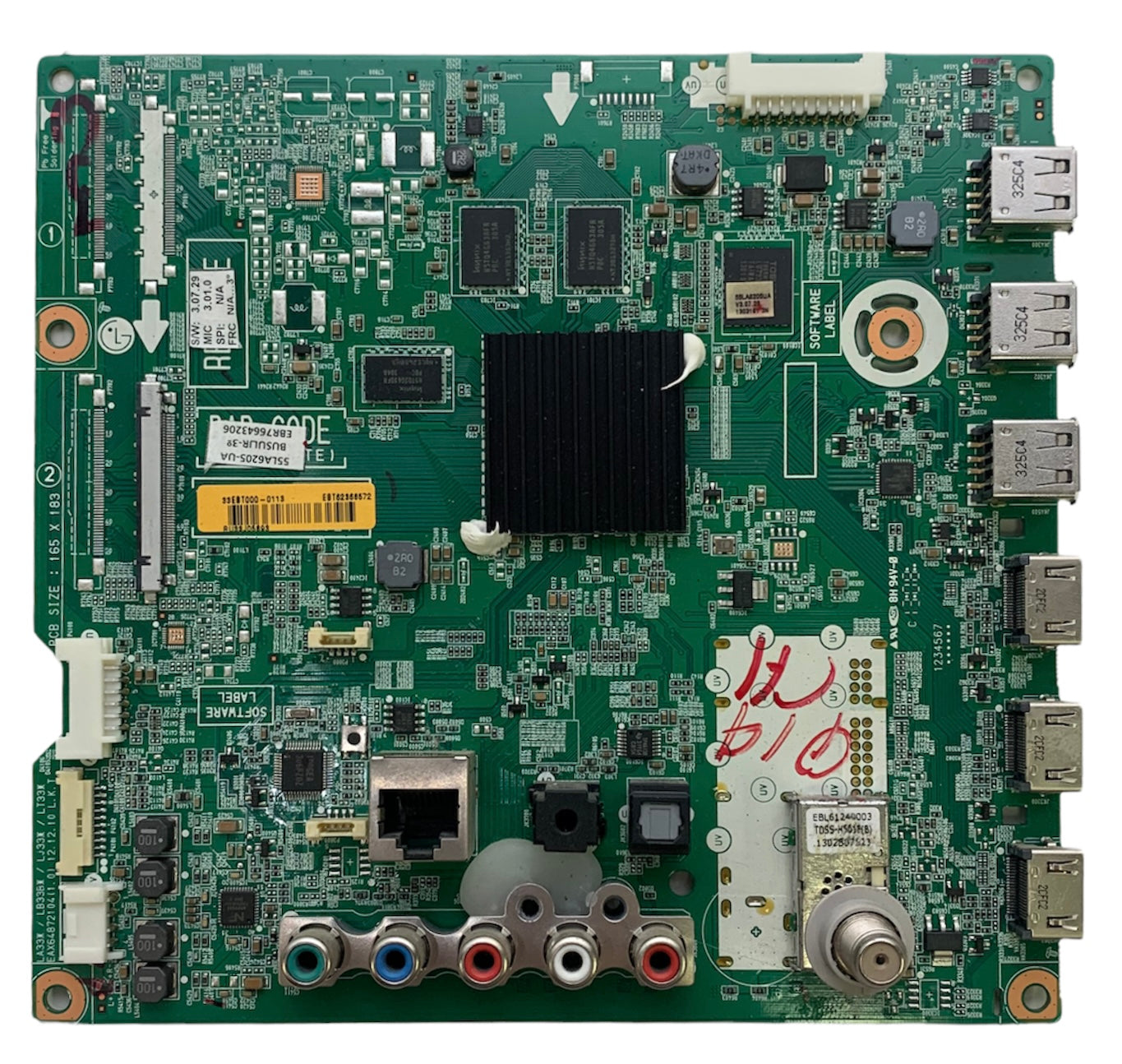 LG EBT62368572 (EBR76643206) Main Board for 55LA6205-UA