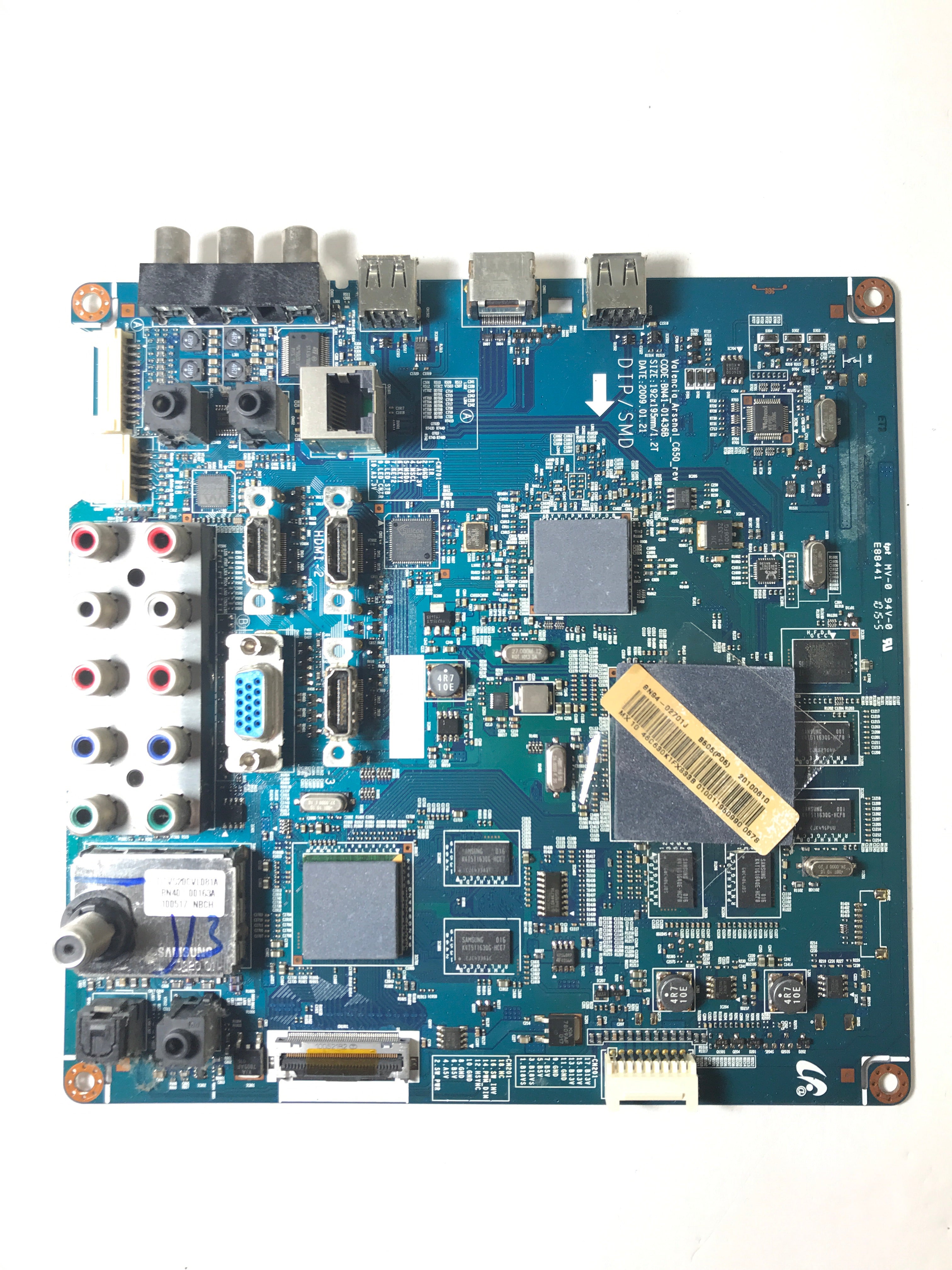 Samsung BN94-02701J Main Board for LN46C630K1FXZA
