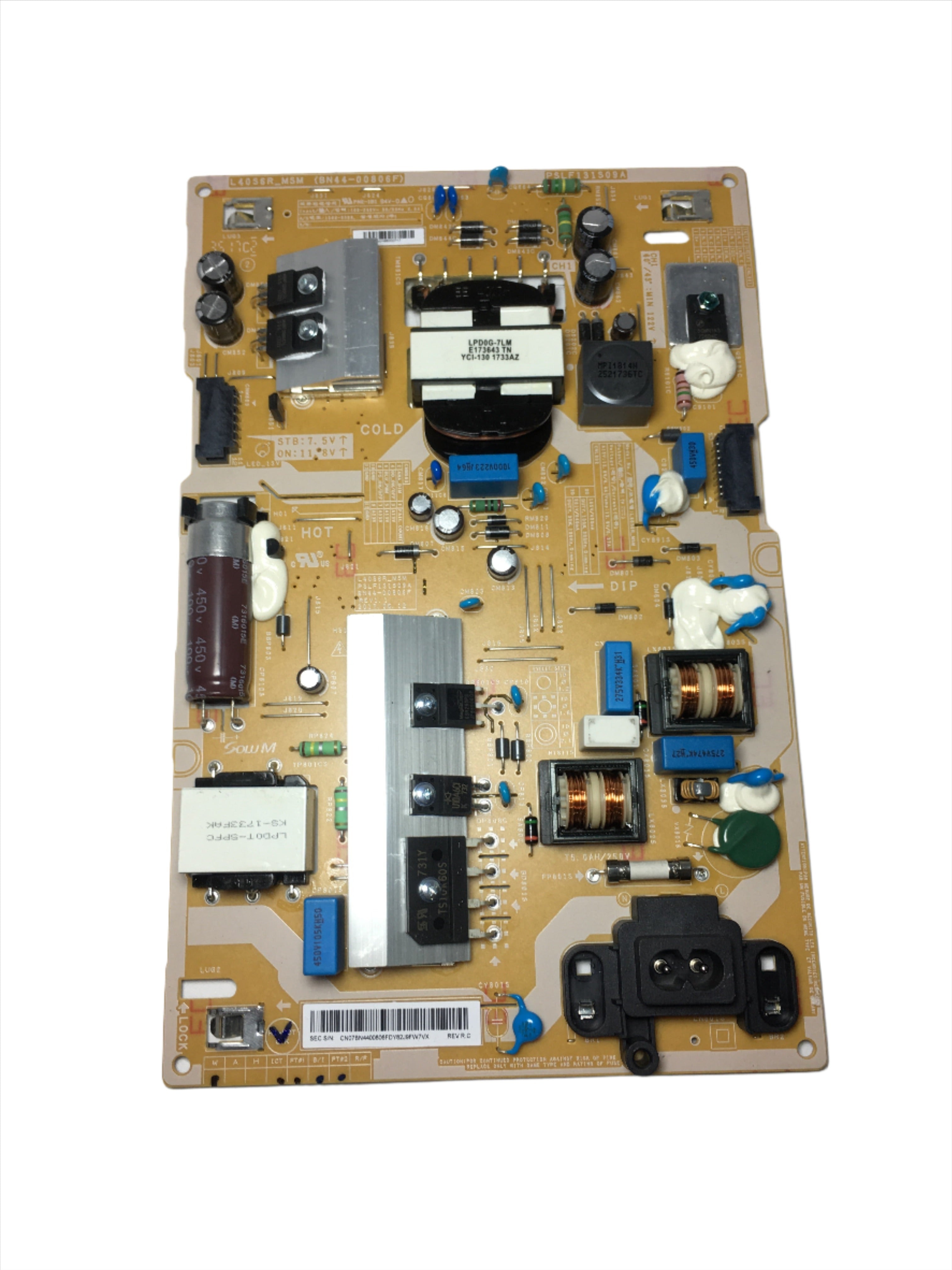 Samsung BN44-00806F Power Supply/LED Driver Board
