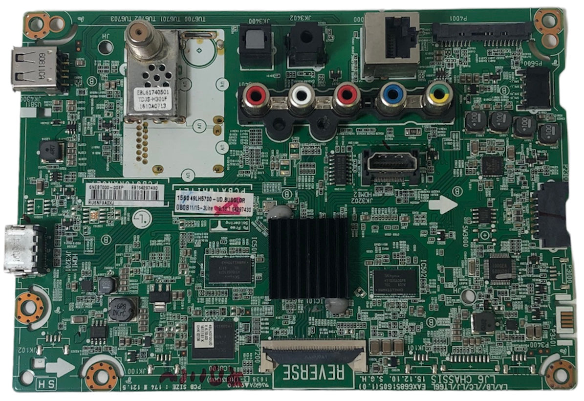 LG EBT64297430 Main Board for 49LH5700-UD.BUSGLJR / 49LH5700-UD.BUSGLOR