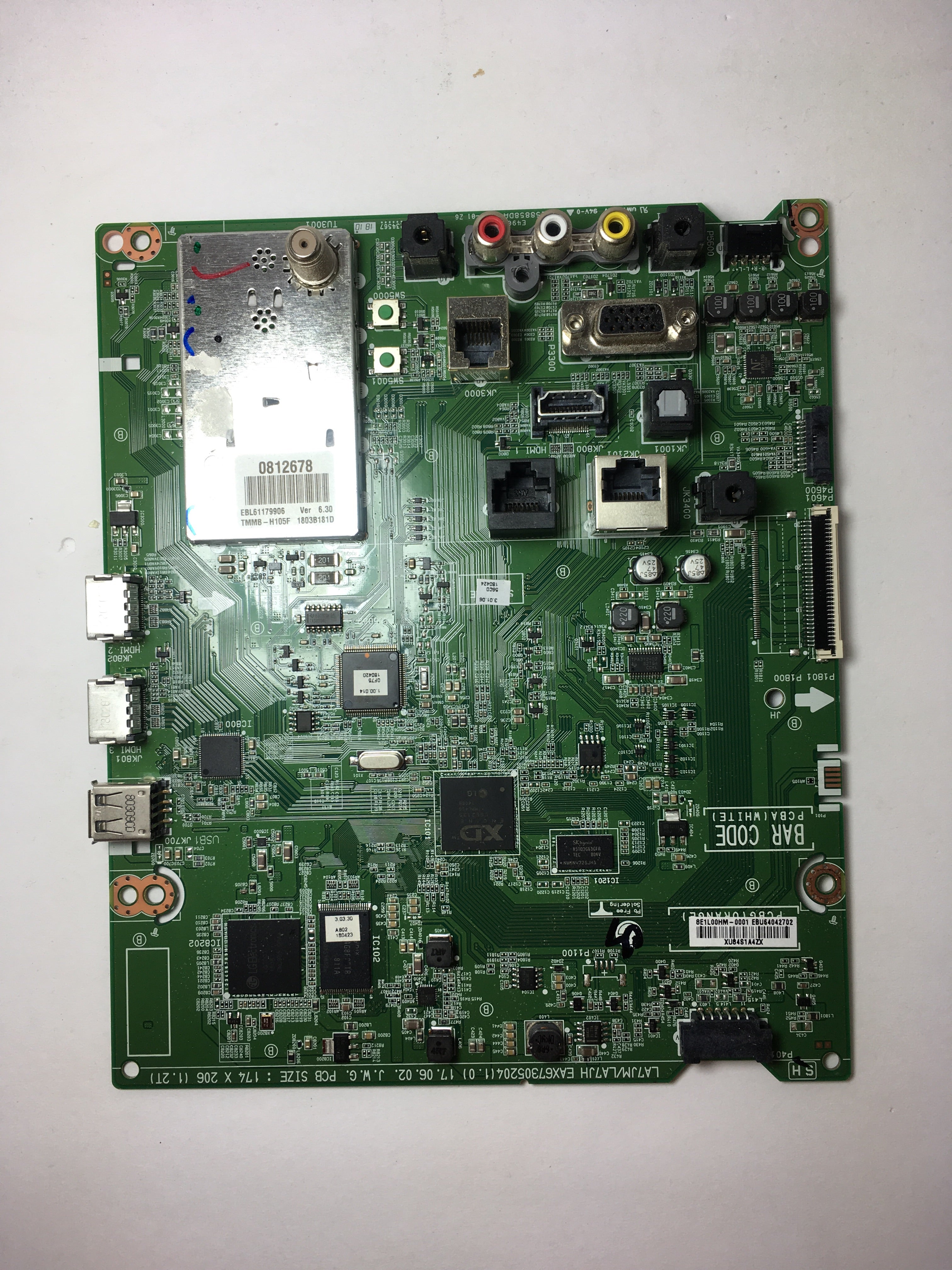 LG EBU64042702 Main Board for 32LV570H-UA