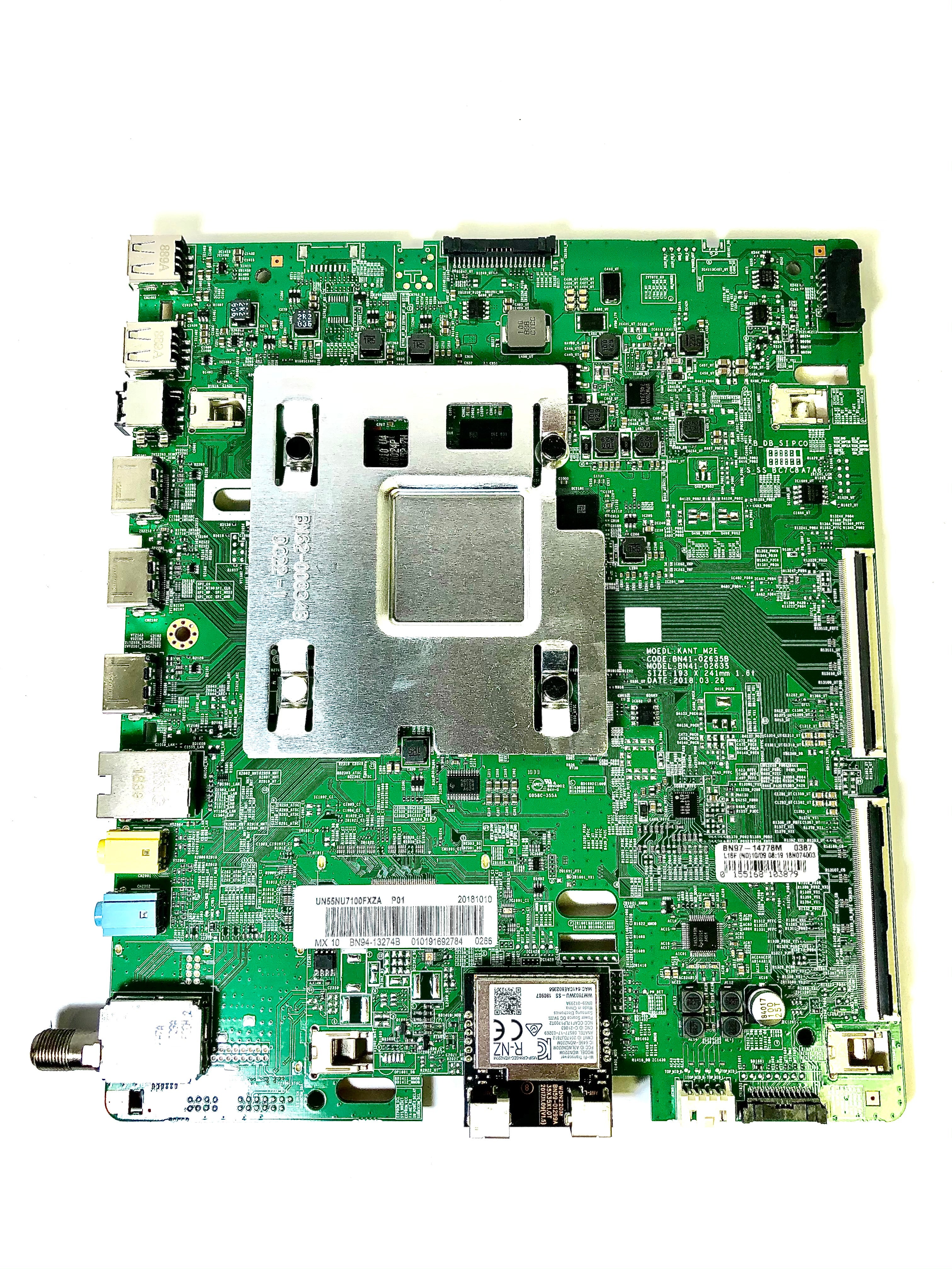 Samsung BN94-13274B Main Board for UN55NU7100FXZA (Version CB06)