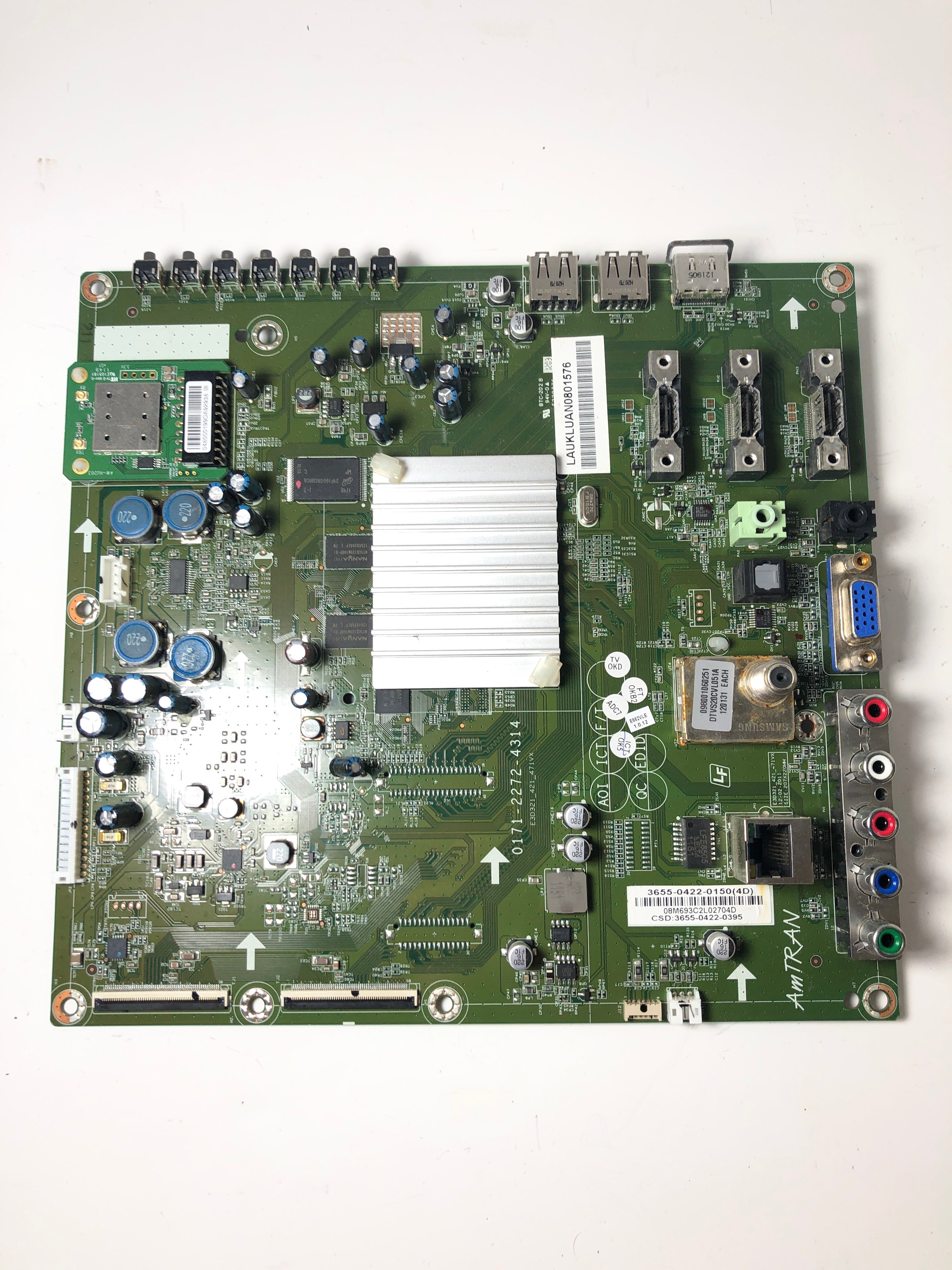 Vizio 3655-0422-0150 (0171-2272-4314) Main Board for E552VLE