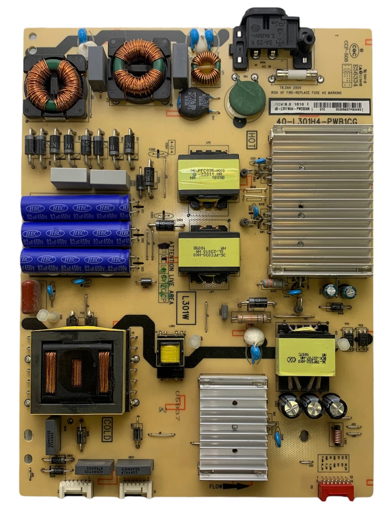 Carte D'alimentation Pour TV Thomson / TCL 65UC6306, U65P6006 - Modèle PSU-1527s59167 (Occasion)