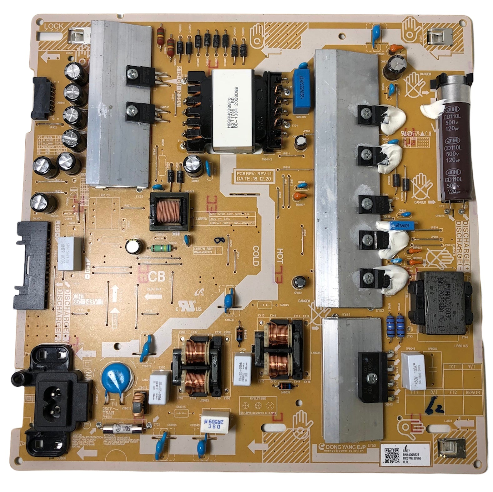Samsung BN44-00932T Power Supply / LED Board