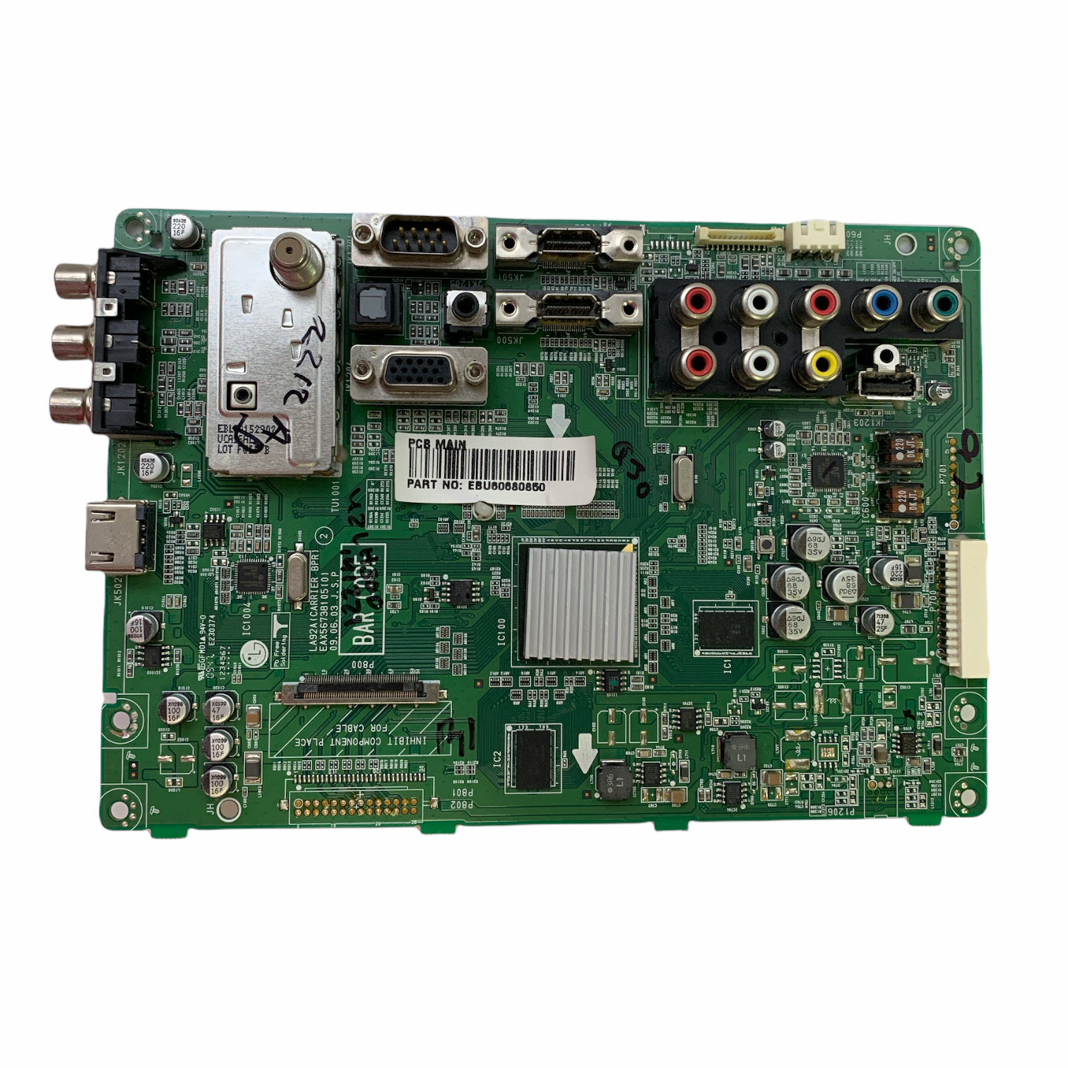 LG EBU60680850 Main Board for 42LH30-UA