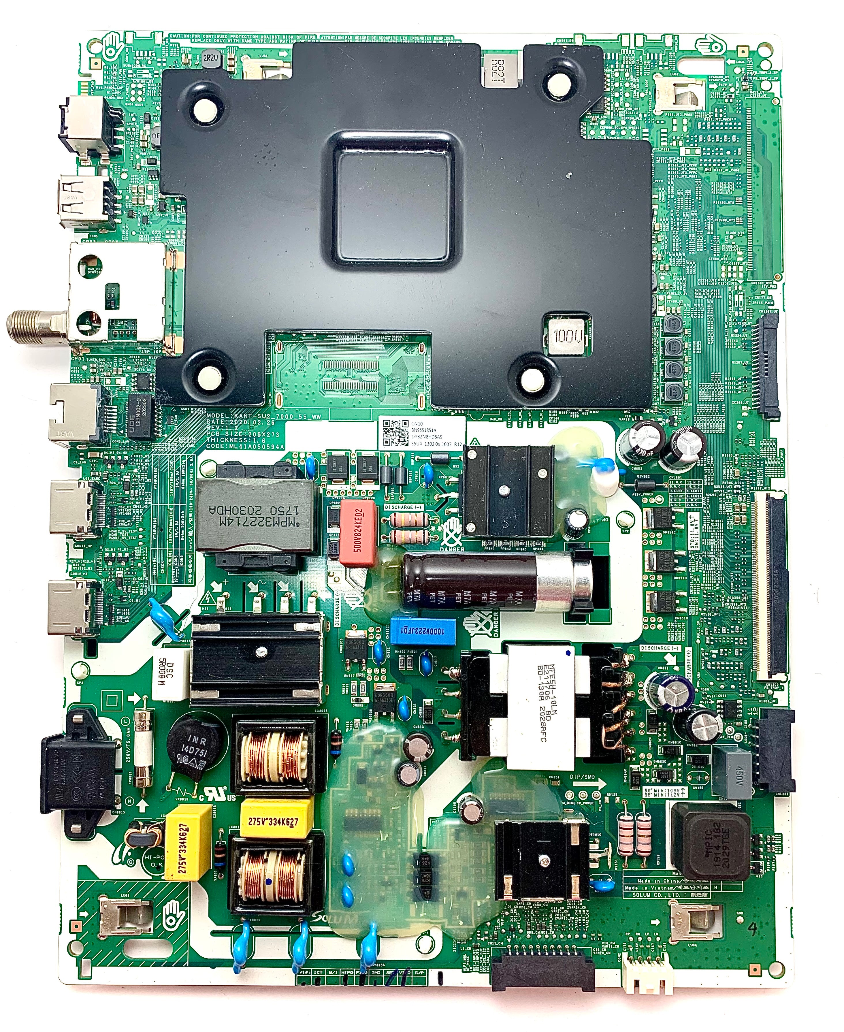 Samsung BN96-51851A Main Board Power Supply for UN55TU7000FXZA UN55T700DFXZA (Version XA03)
