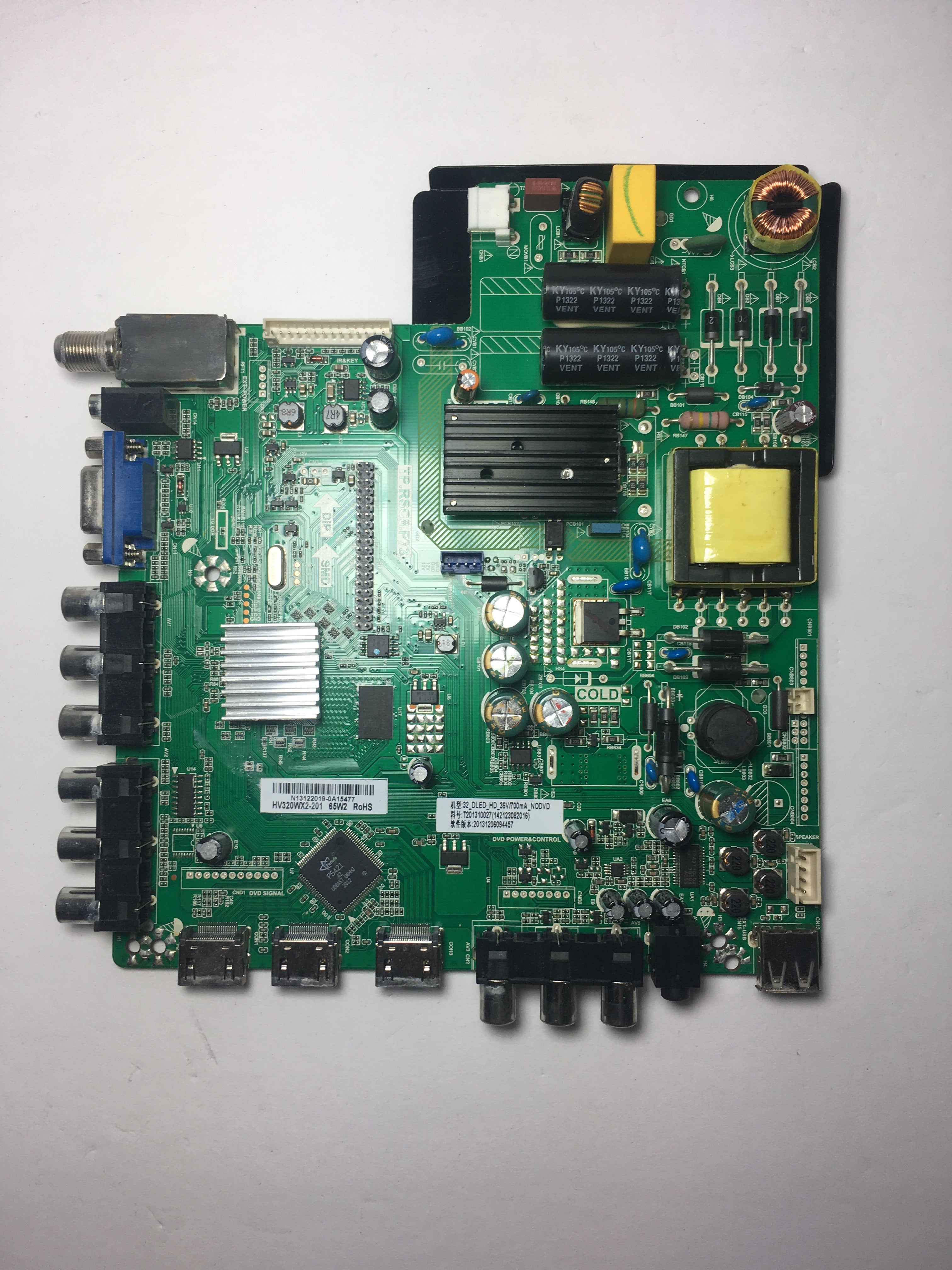 Sceptre N13122020 Main Board / Power Supply for X322BV-HD Version 1
