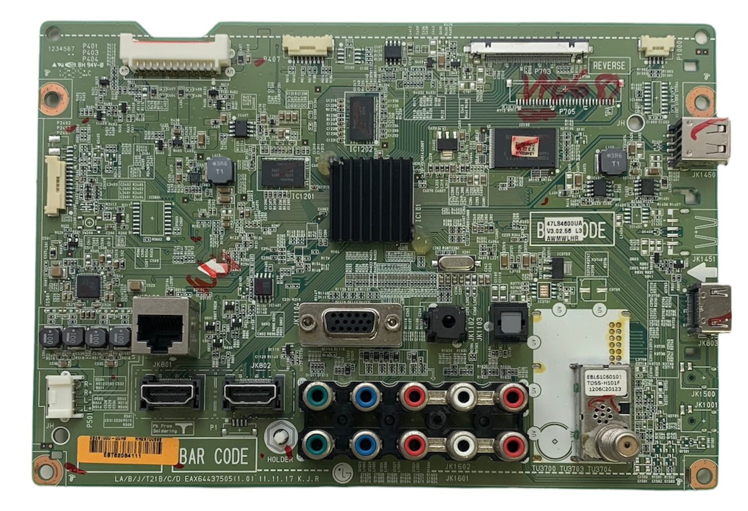 LG EBT62064111 Main Board for 47LS4600-UA
