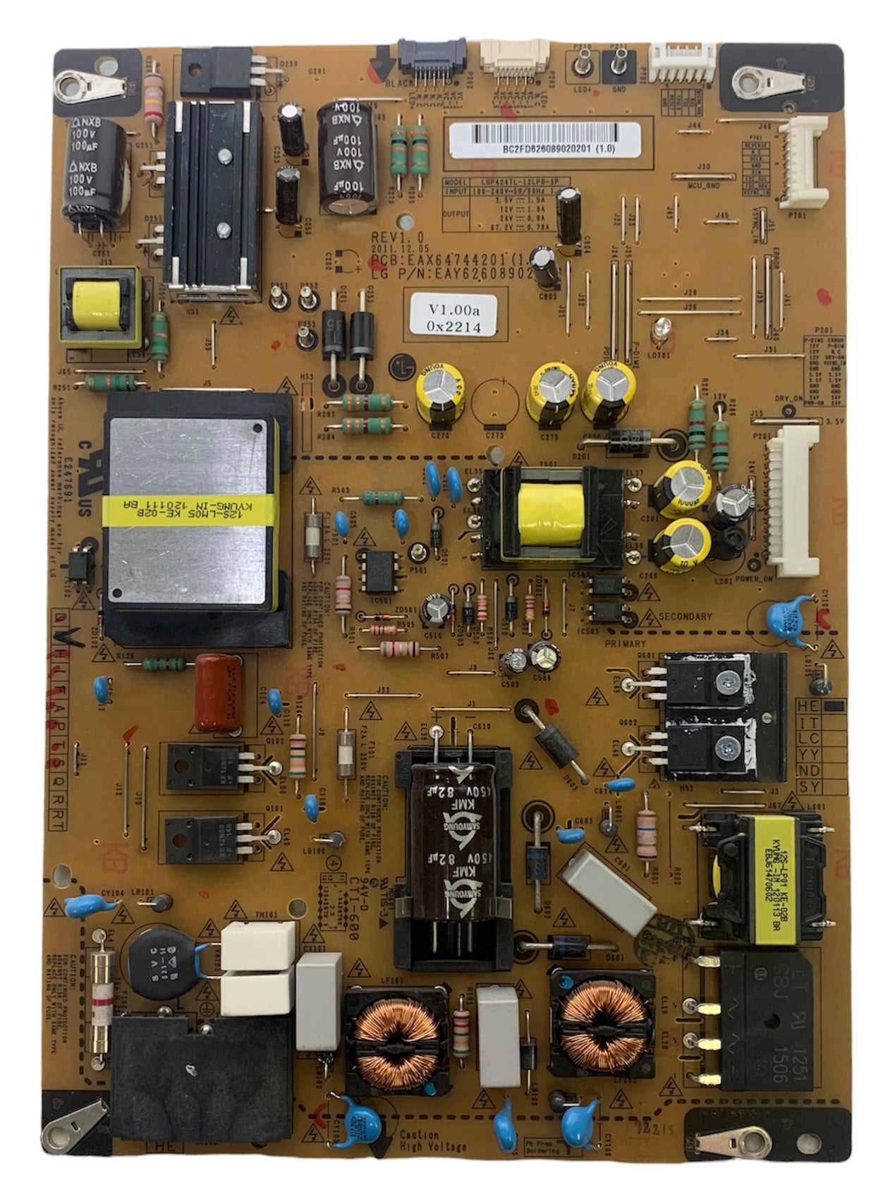 LG EAY62608902 (EAX64744201) Power Supply / LED Board 47LM6700-UA