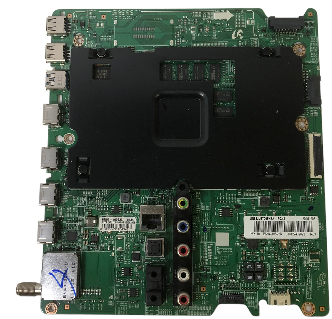 Samsung BN94-10522R Main Board for UN65JU6700FXZA (Version TD03)