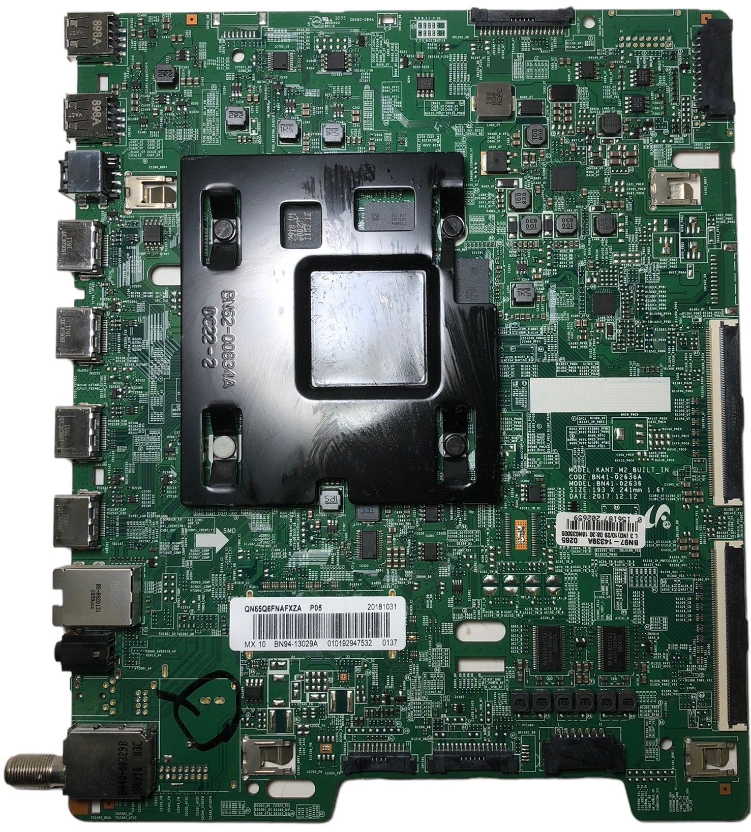 Samsung BN94-13029A Main Board for QN65Q6FNAFXZA (Version FA01)