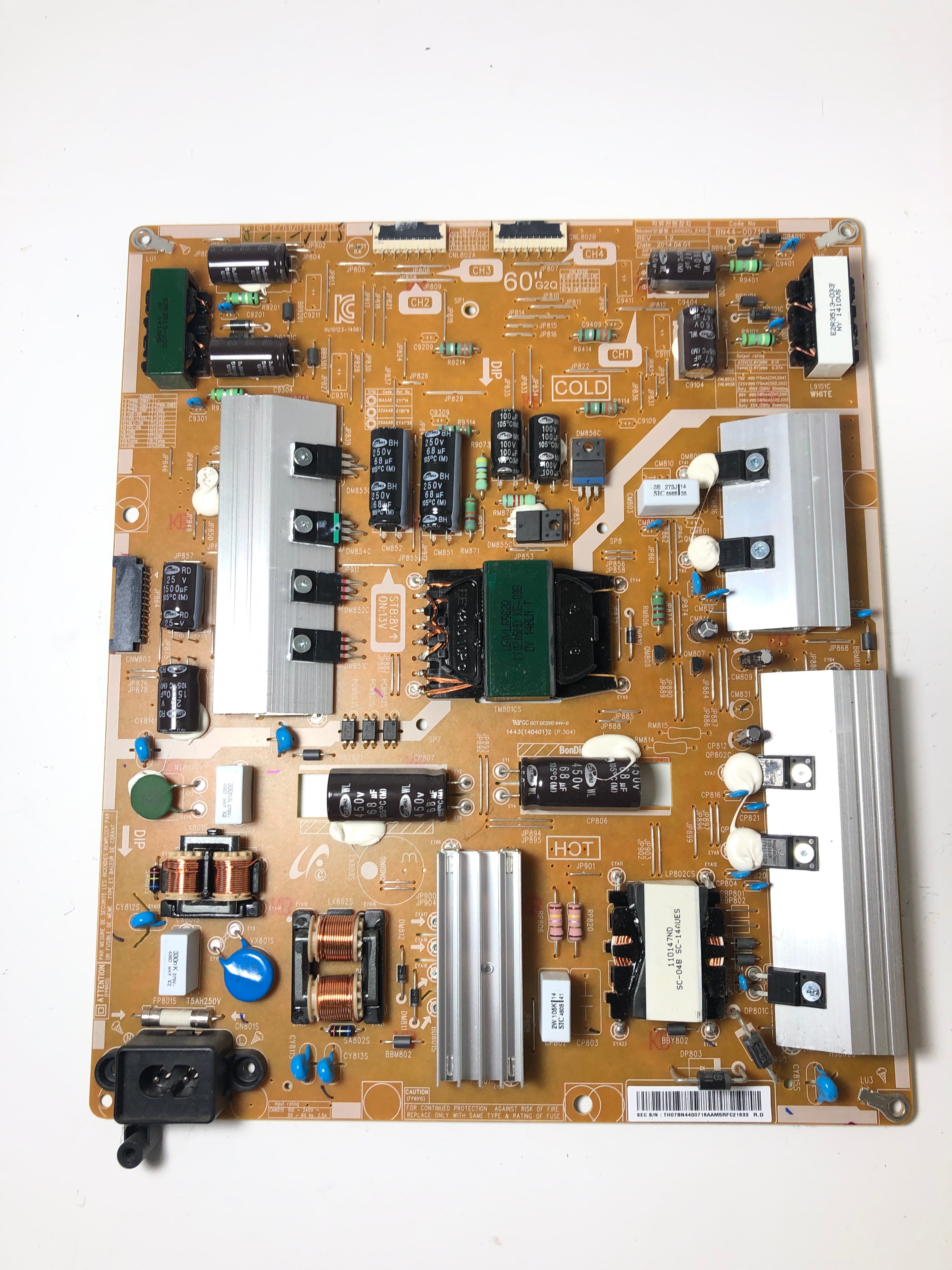 Samsung BN44-00716A Power Supply / LED Board