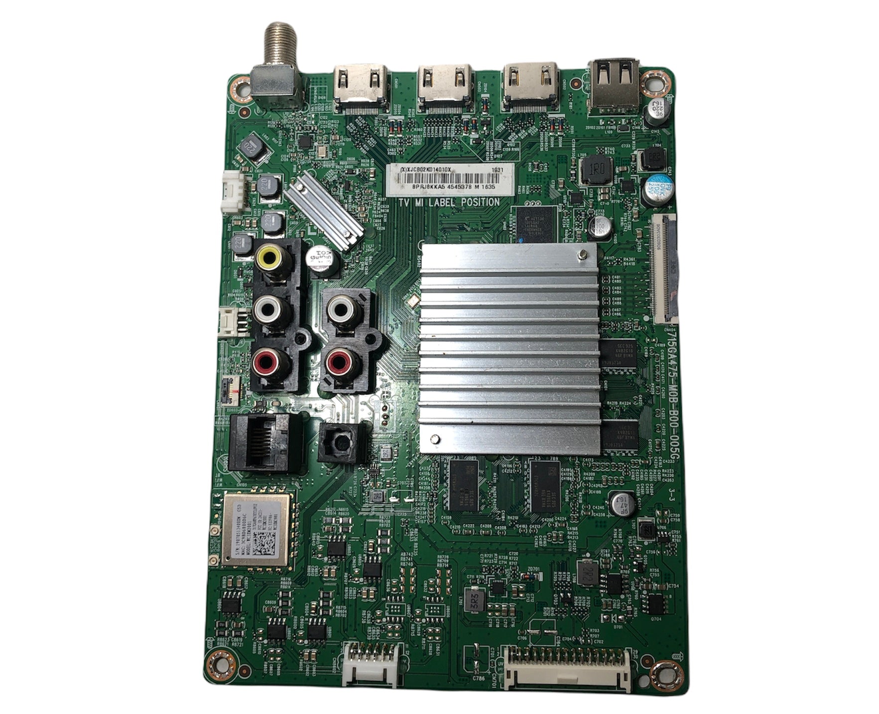 Vizio 756TXJCB02K014 Main Board for V585-G1 (LTMHQRAV Serial)