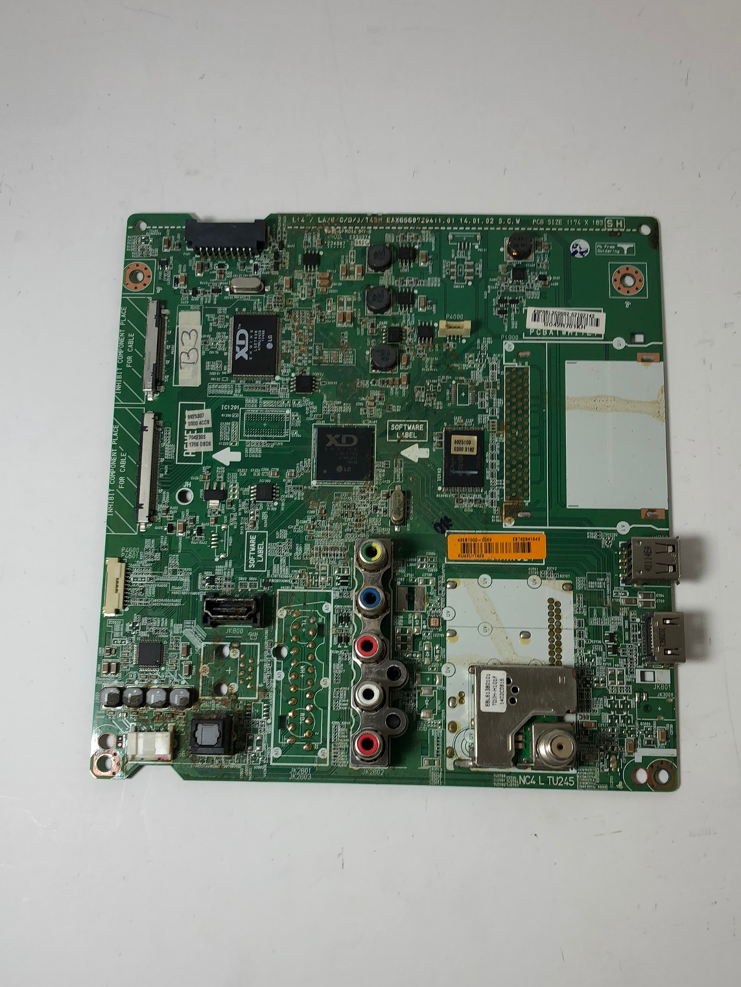 LG EBT62841543 Main Board for 60LB6000-UH