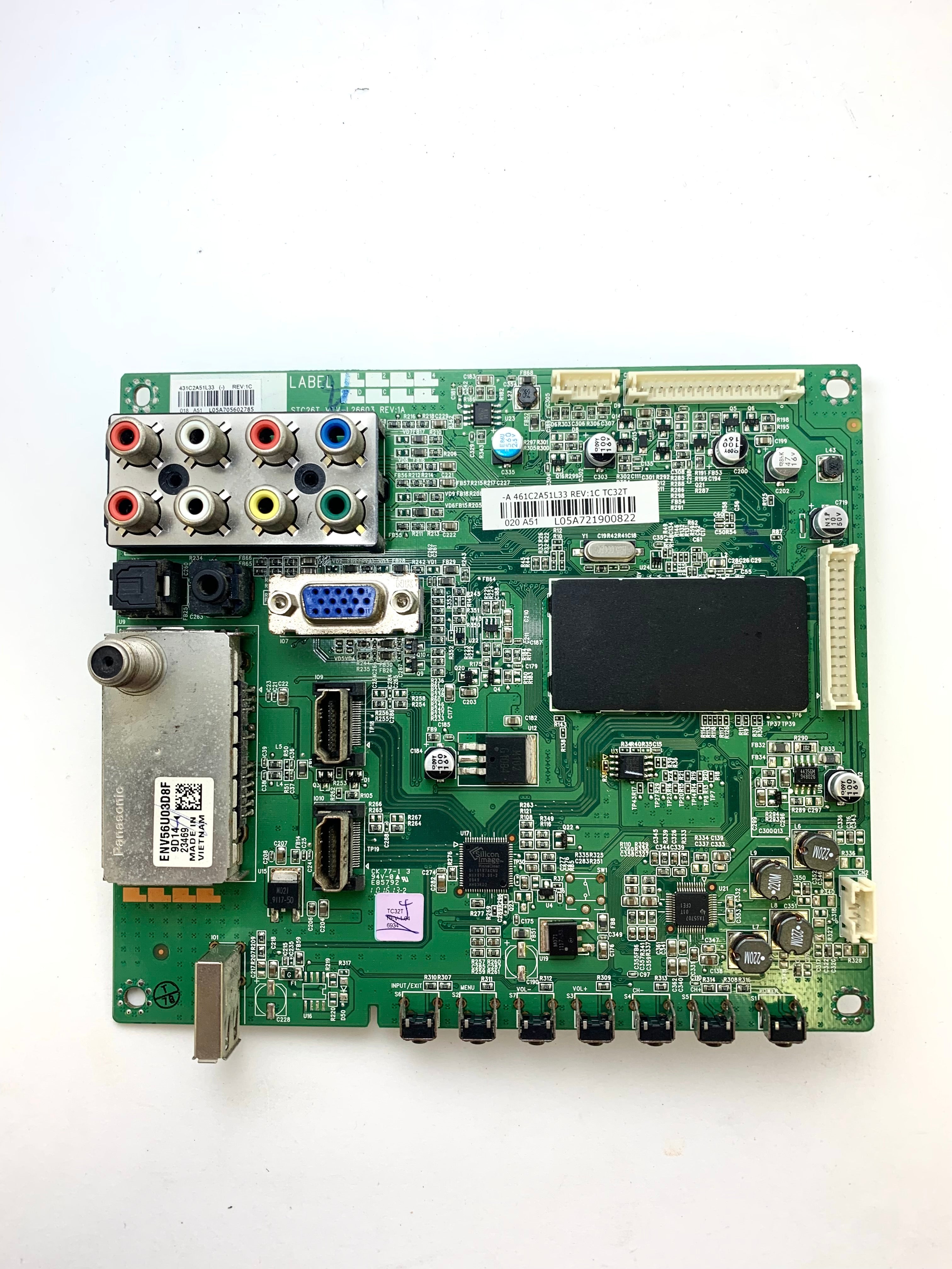 Toshiba 75022792 (461C2A51L33, TC32T) Main Board for 32C100U2