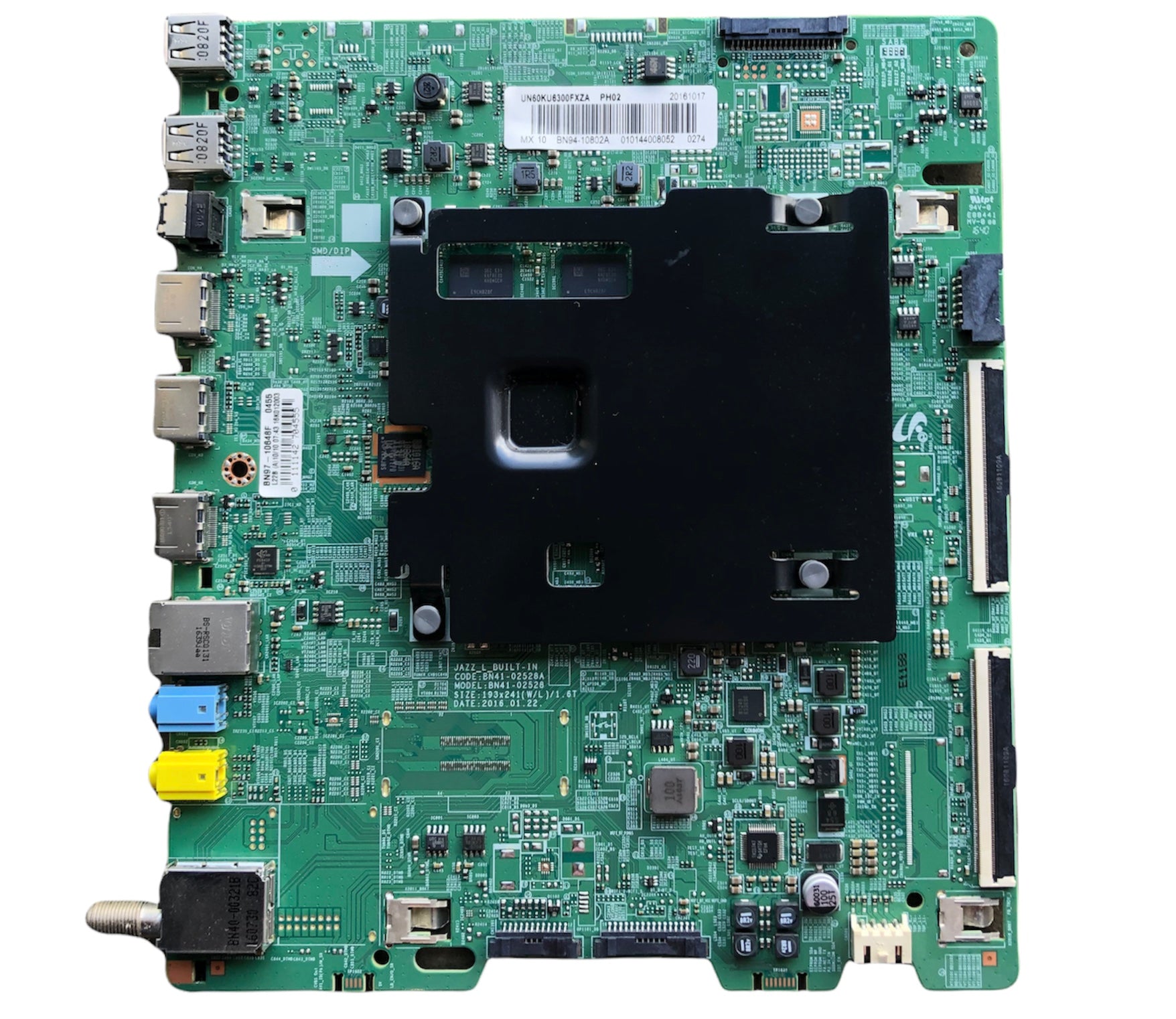 Samsung BN94-10802A Main Board for UN60KU6300FXZA (Version EA01)