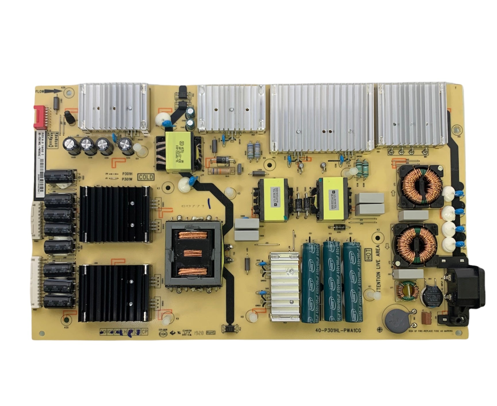 TCL 08-P301W0L-PW200AC Power Supply Board/LED Driver