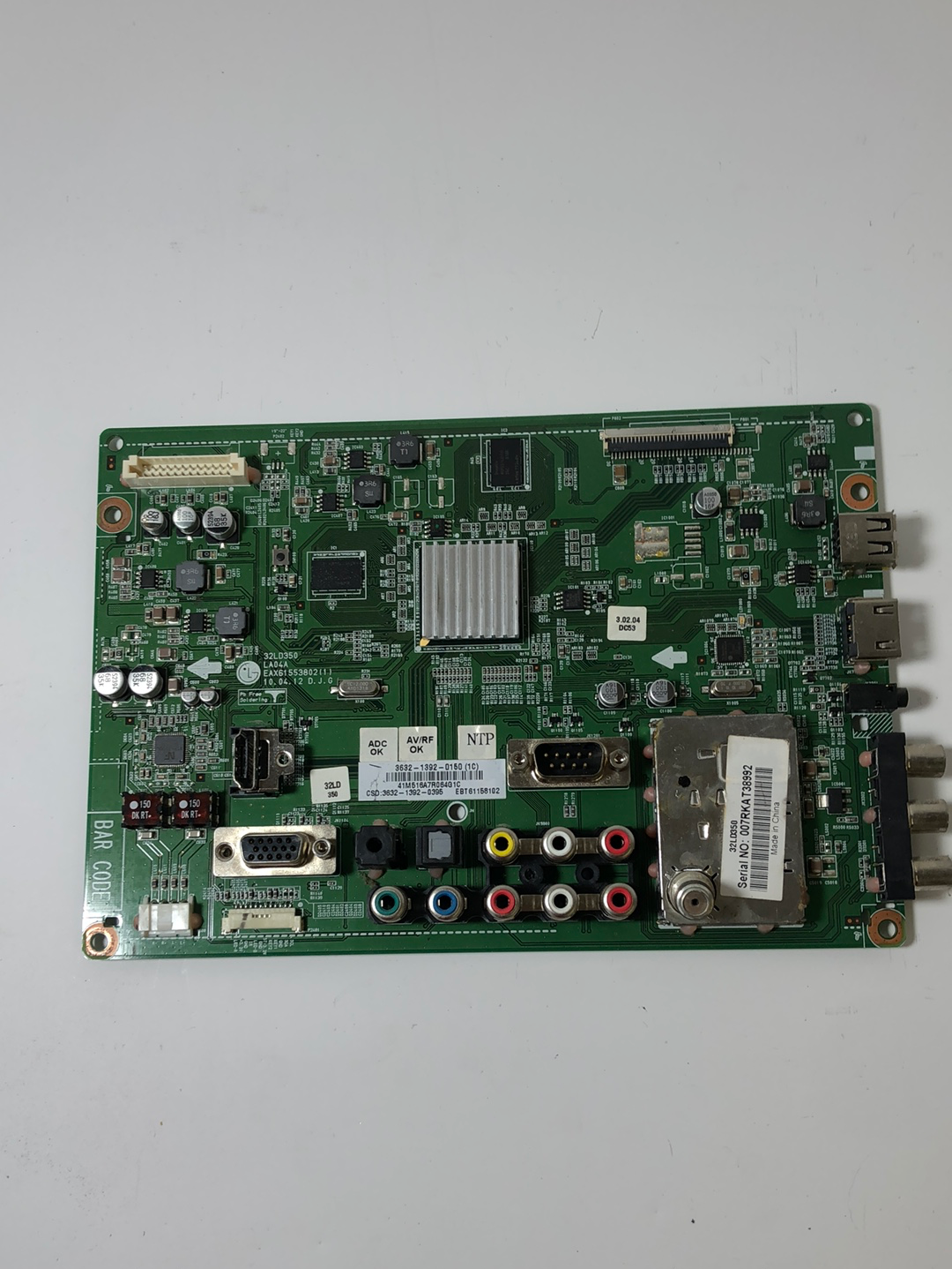 LG EBT61158102 (EAX61553802(1)) Main Board for 32LD350-UB