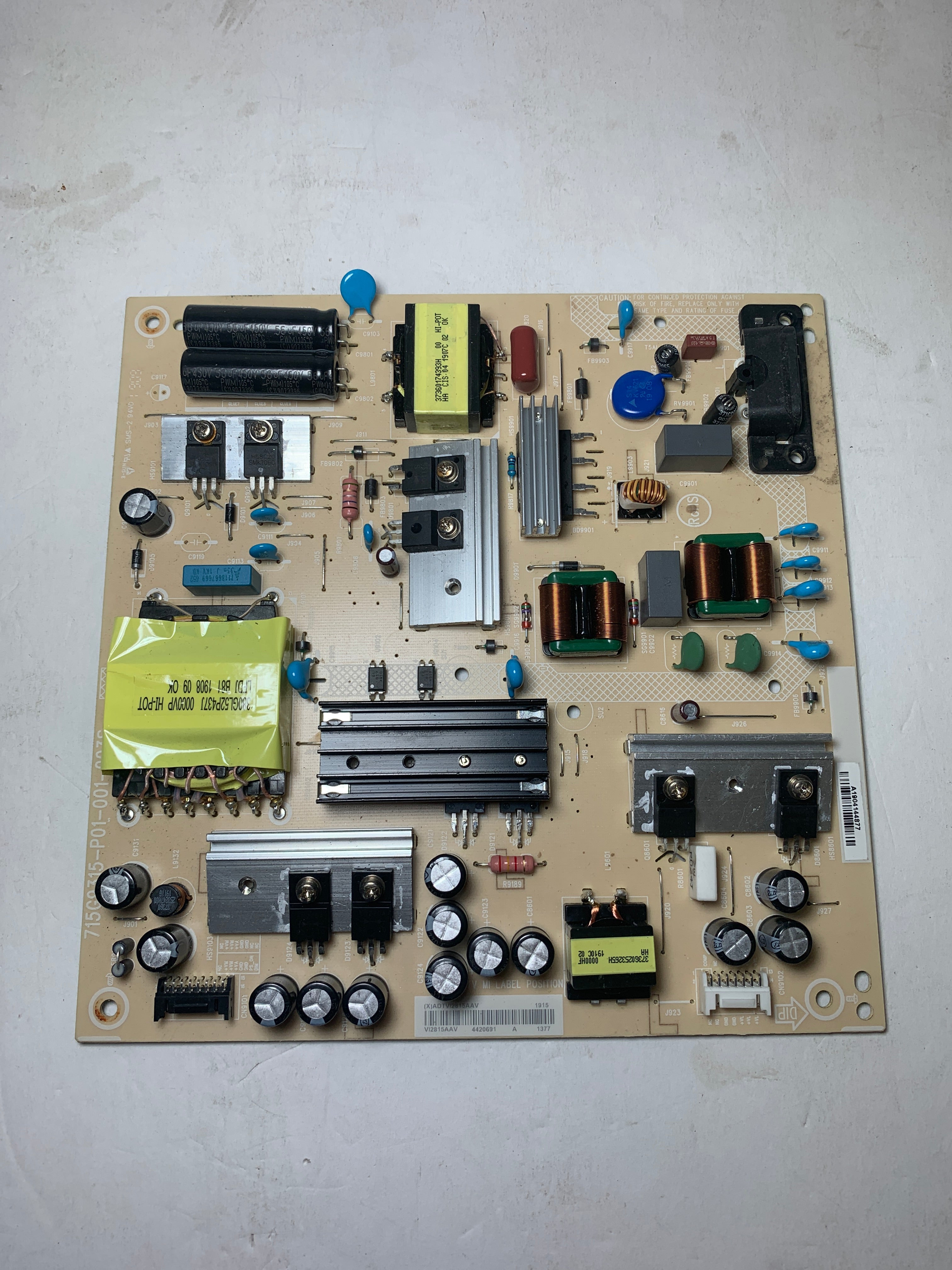 Vizio ADTVI2815AAV Power Supply Board