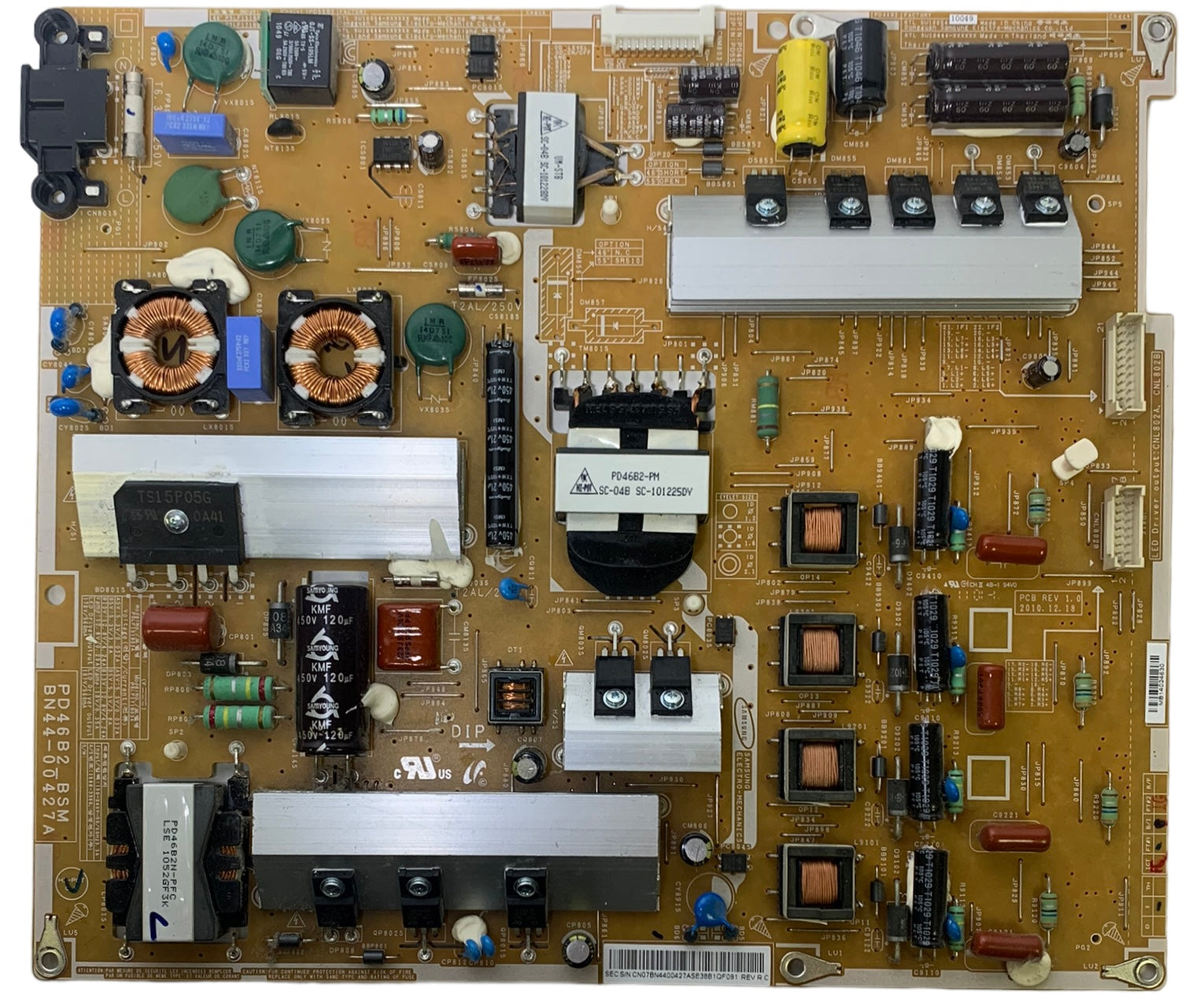 Samsung BN44-00427A (PD46B2_BSM) Power Supply / LED Board