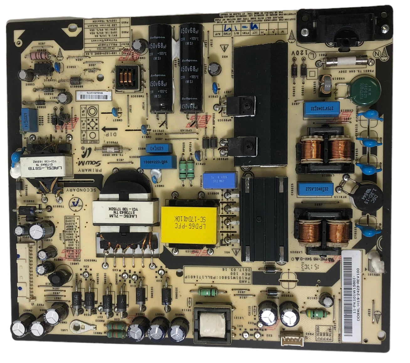 Toshiba PK101W1580I Power Supply / LED Board for 55L711U18