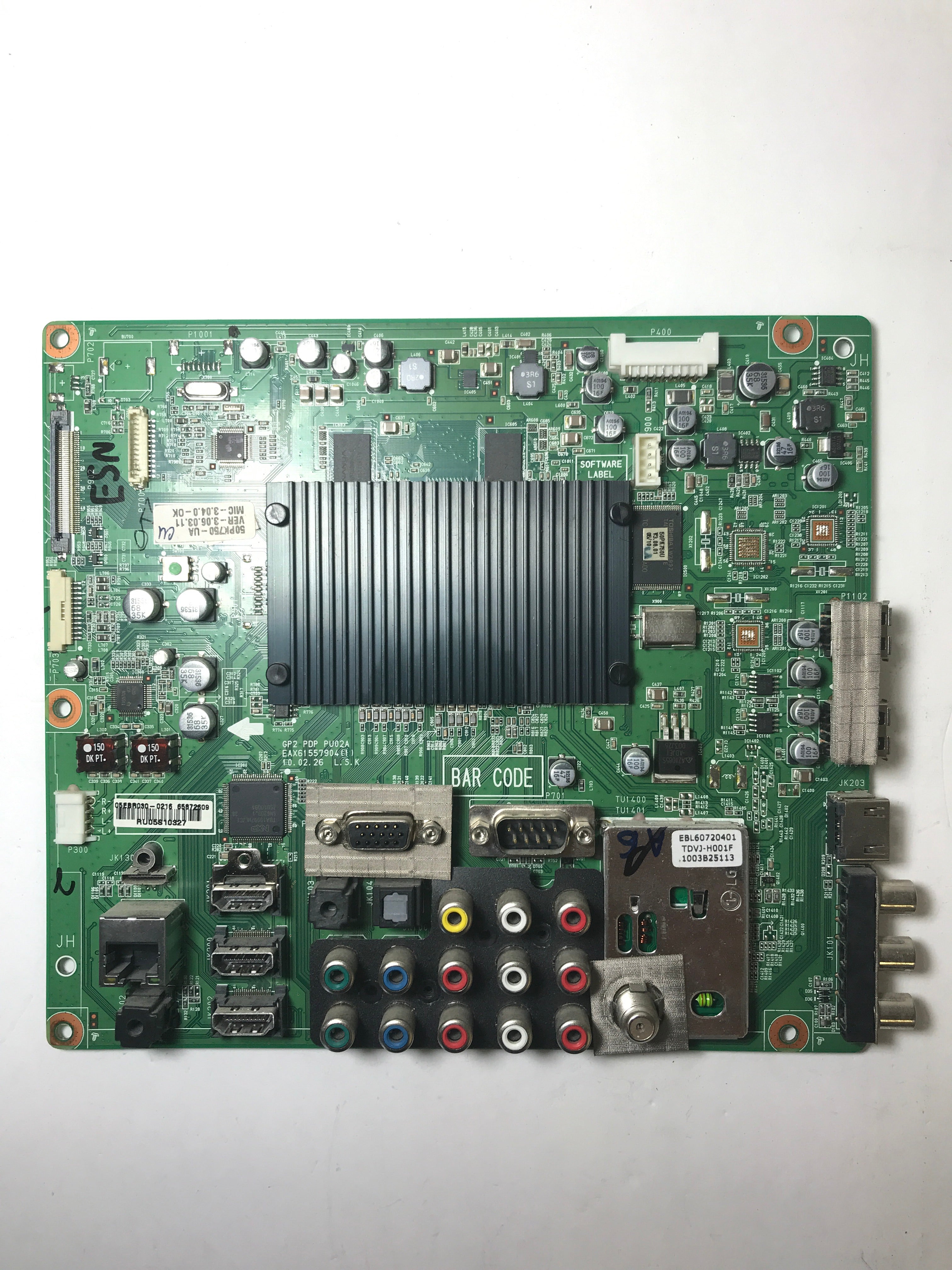 LG EBR65872609 (EAX61557902(3)) Main Board for 50PK750-UA