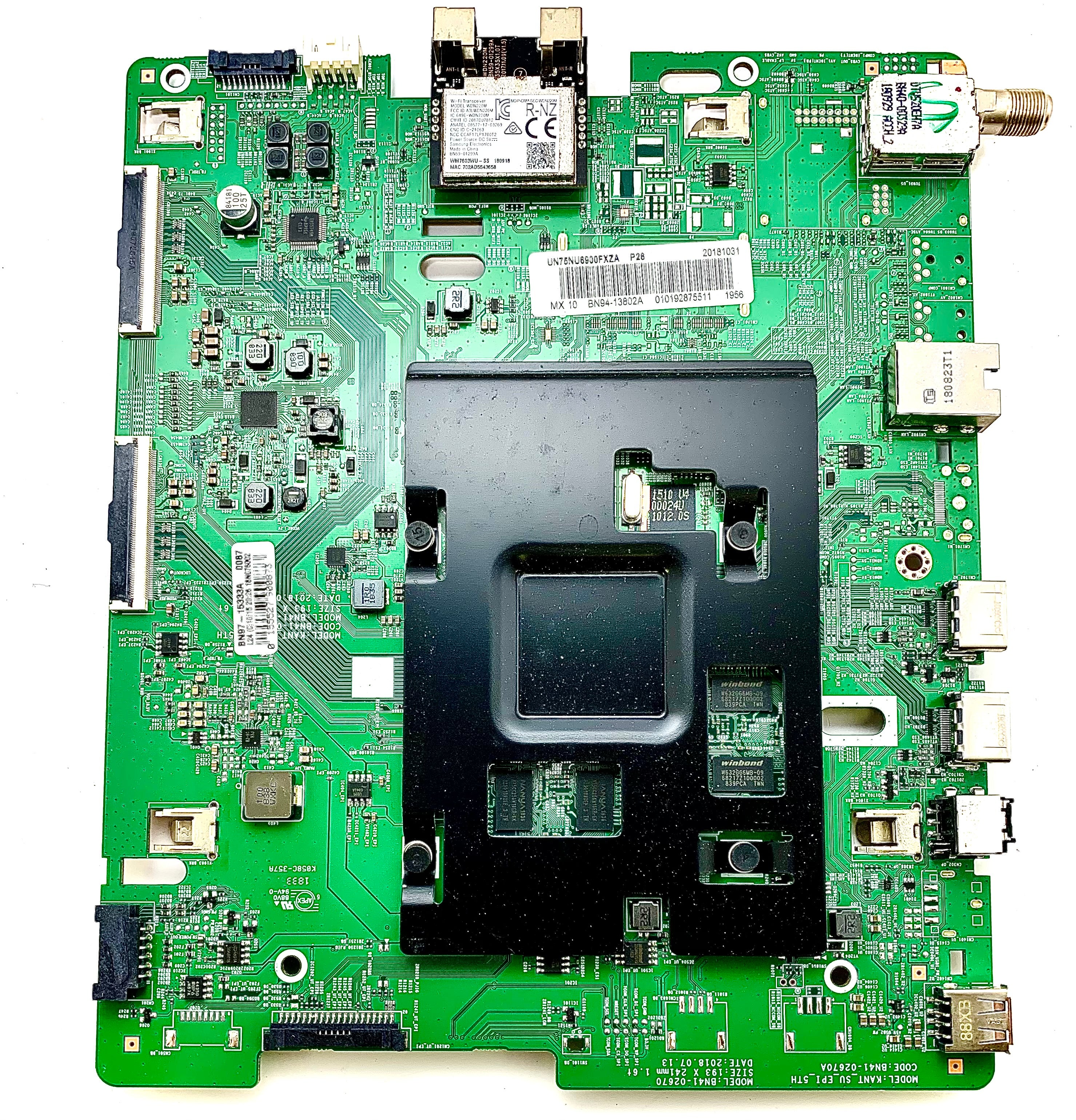 Samsung BN94-13802A Main Board for UN75NU6900FXZA (BA03 Version)