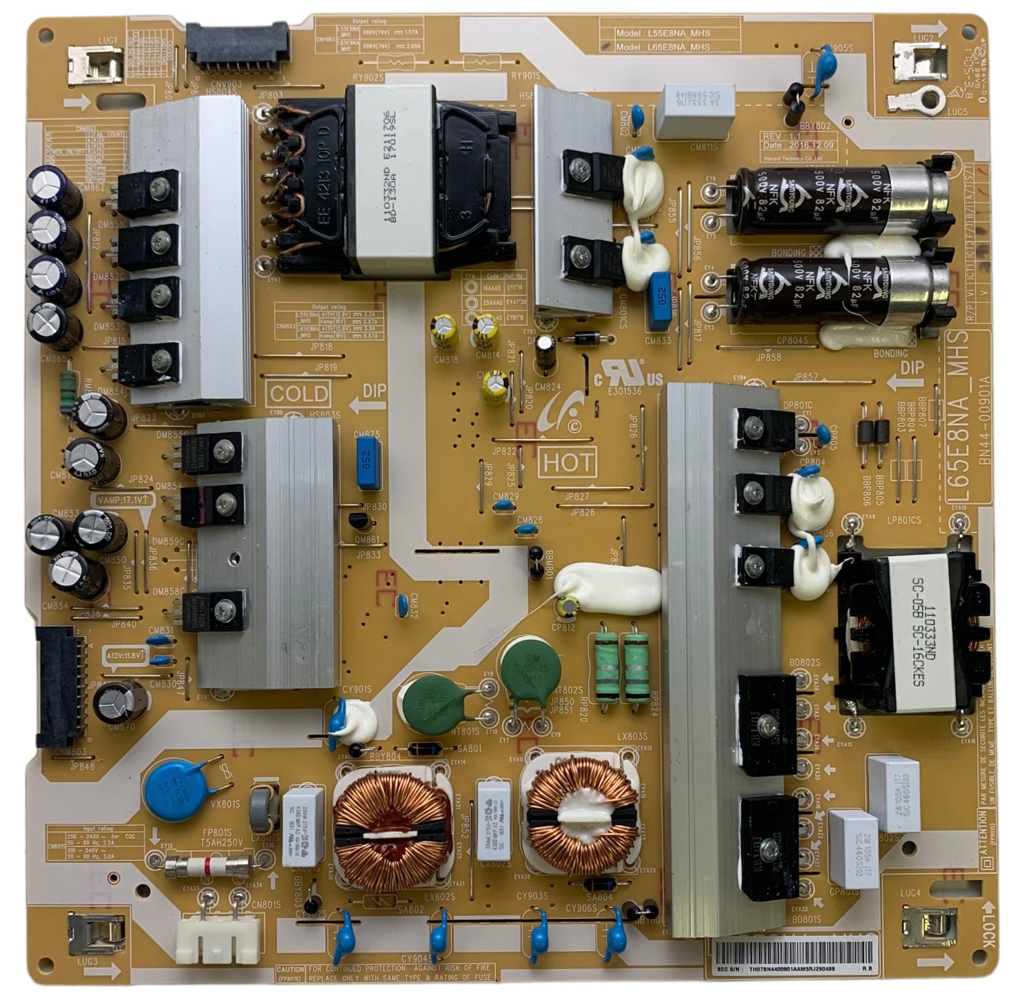 Samsung BN44-00901A Power Supply / LED Board