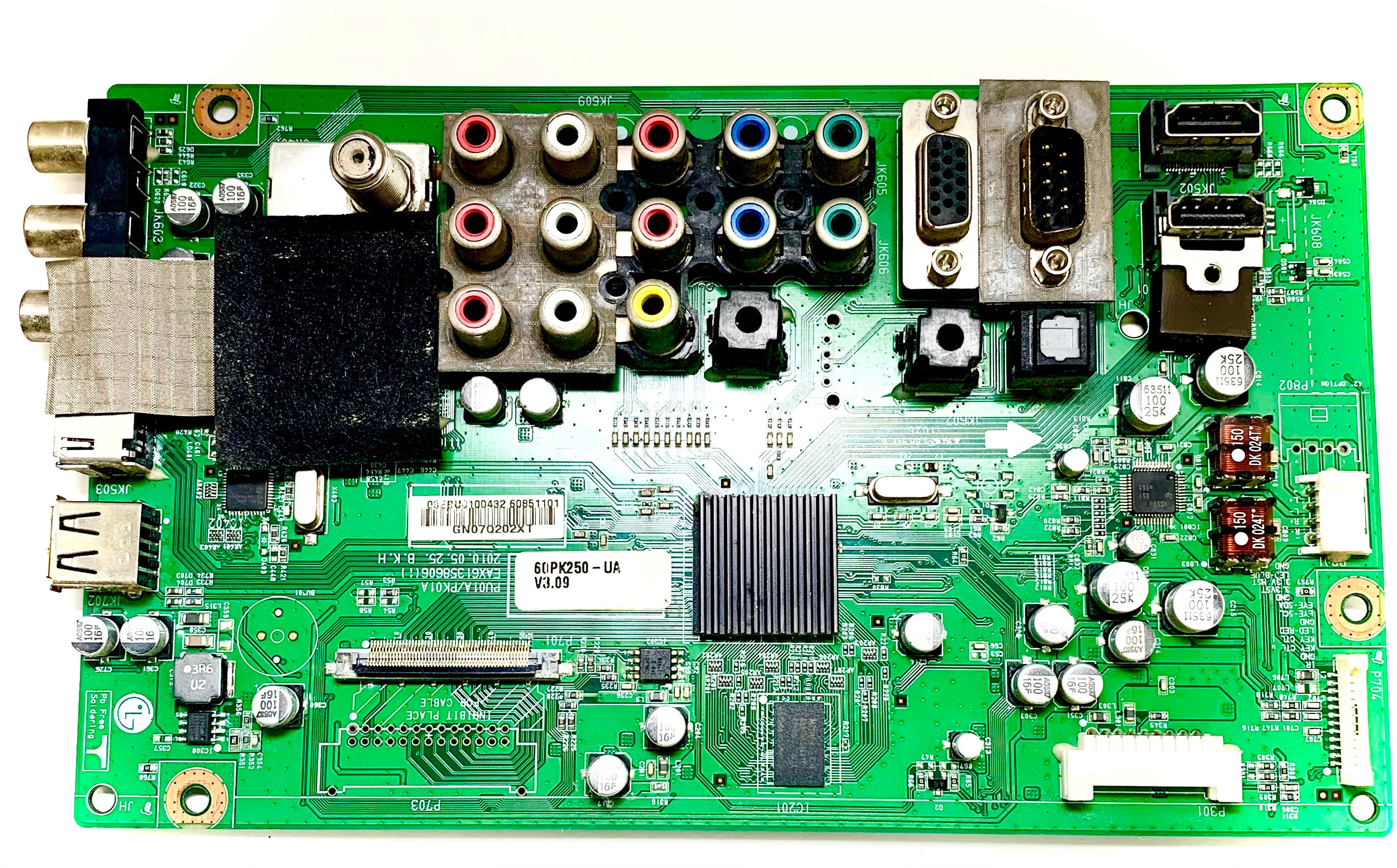 LG EBR60851101 Main Board for 60PK540-UE