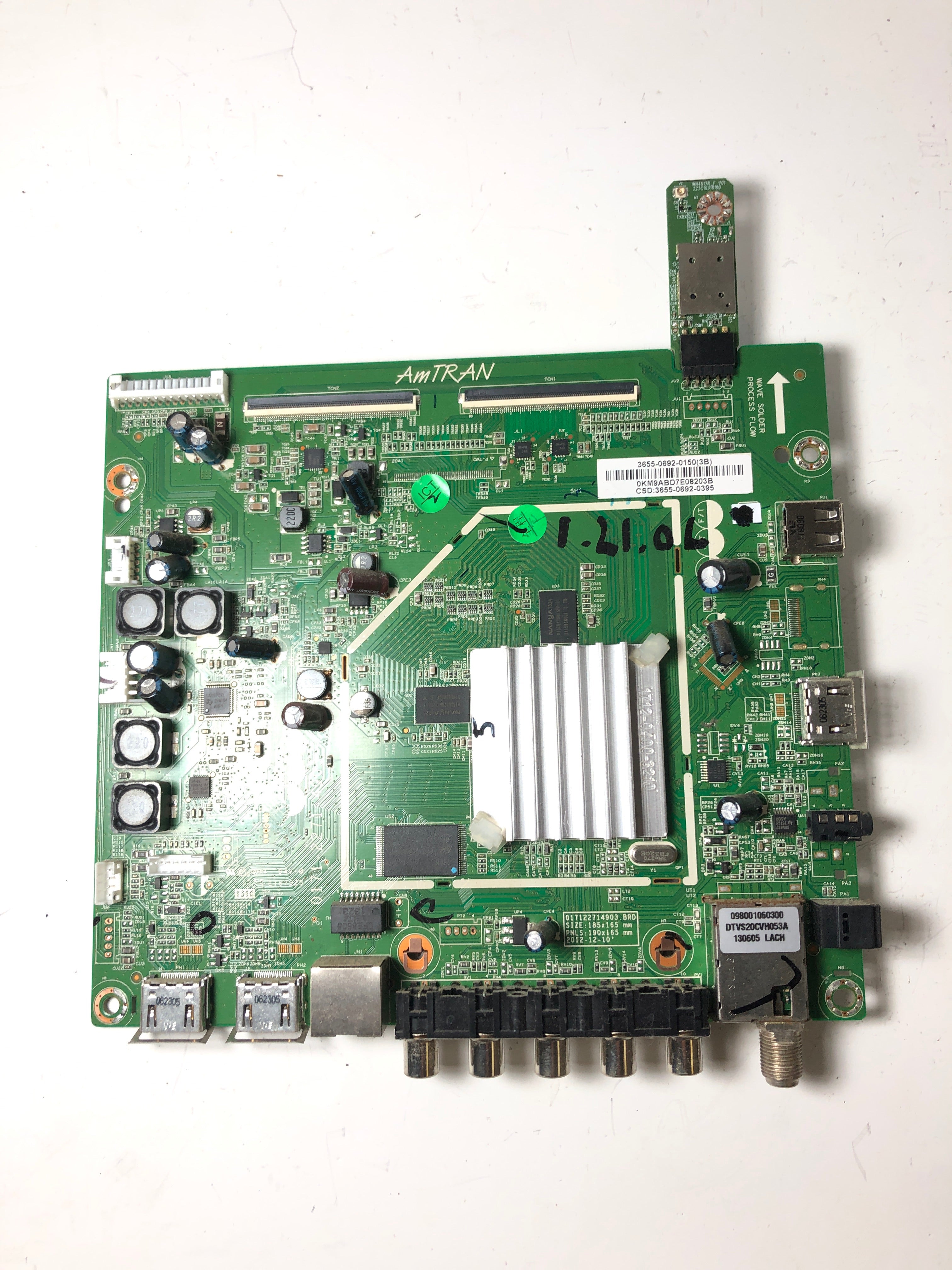 JVC 3655-0692-0150 (0171-2271-4903) Main Board for SP55M-C