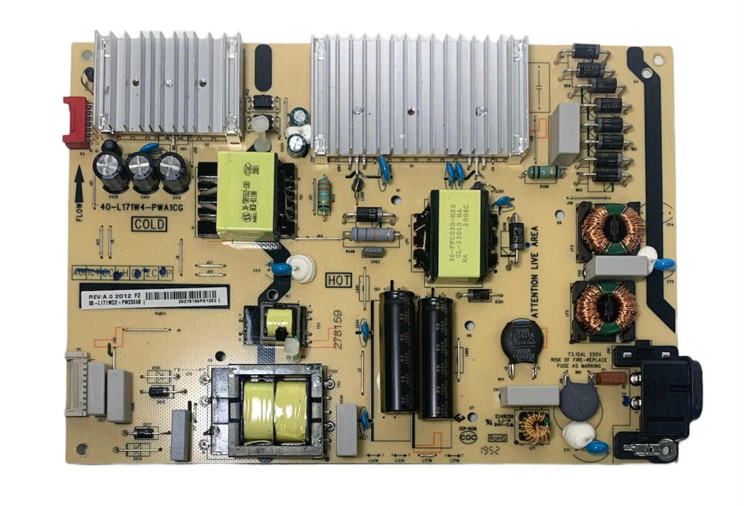 TCL 08-L171WD2-PW200AB Power Supply Board