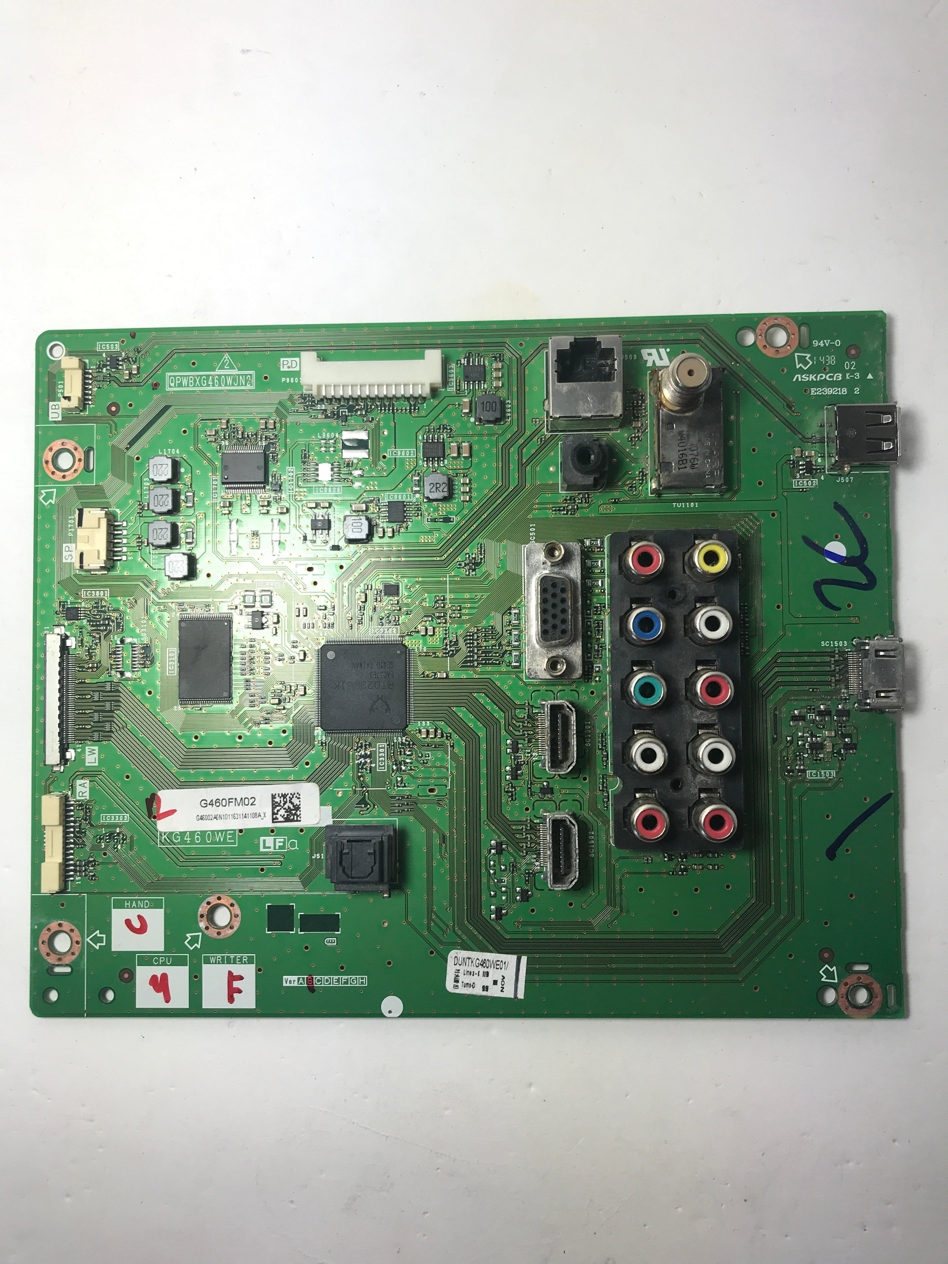 Sharp DKEYMG460FM02 Main Board for LC-70C6600U LC-70LE660U
