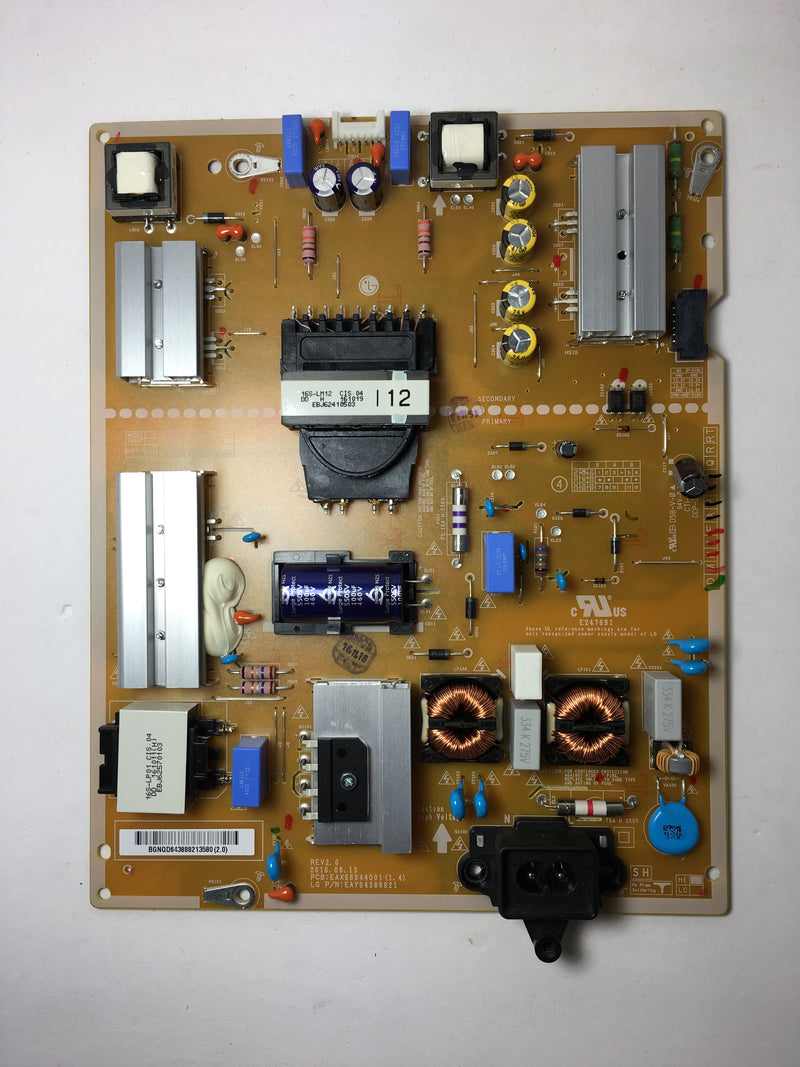 LG EAY64388821 Power Supply/LED Driver Board