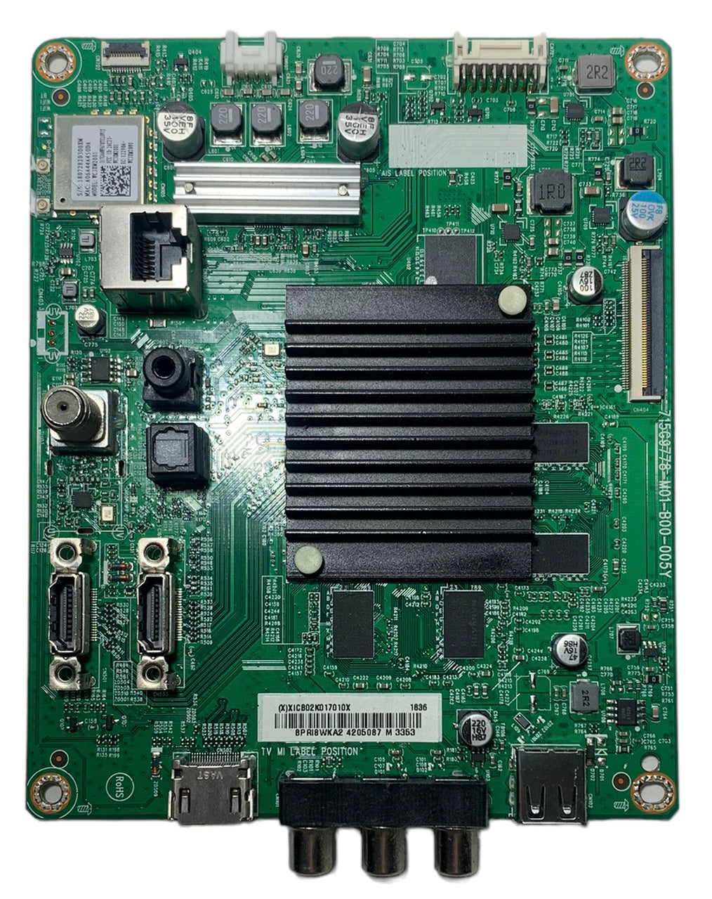 Vizio 756TXICB02K017 Main Board for D55X-G1 (LTMDXWAU Serial)