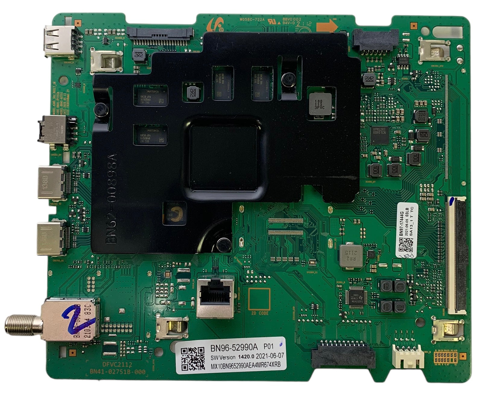 Samsung BN96-52990A Main Board for UN55TU700DFXZA (Version XA10)