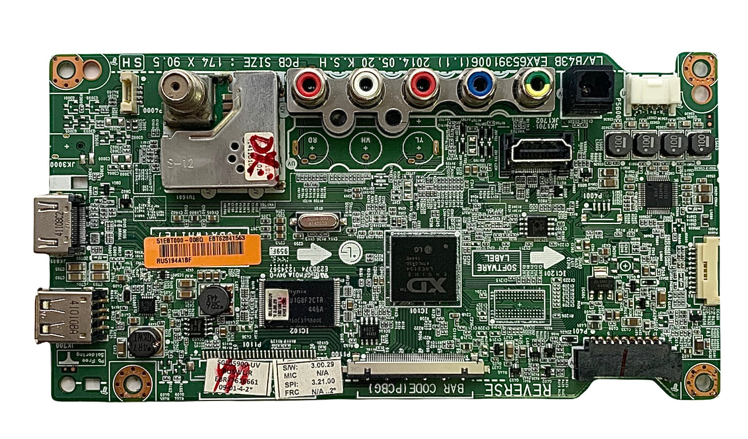 LG EBT62841563 Main Board for 50LB5900-UV.BUSWLJR